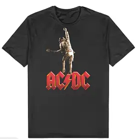 ACDC Stiff Upper Lip Pose Unisex Tee Black