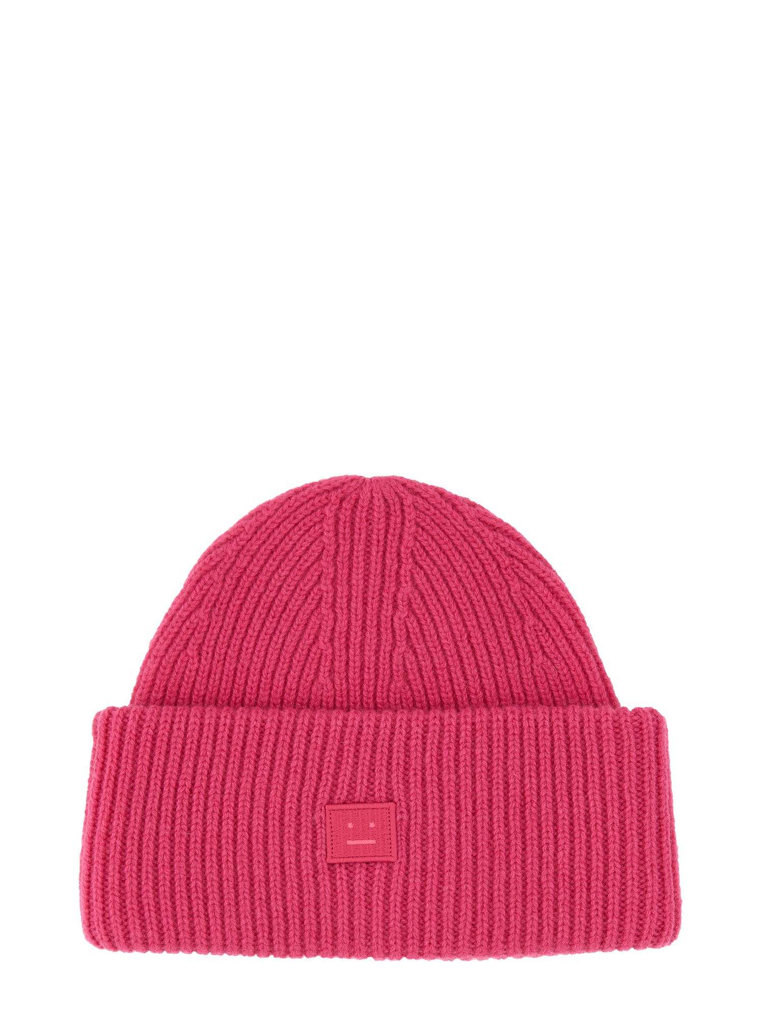 ACNE STUDIOS    BEANIE HAT WITH PATCH FACE