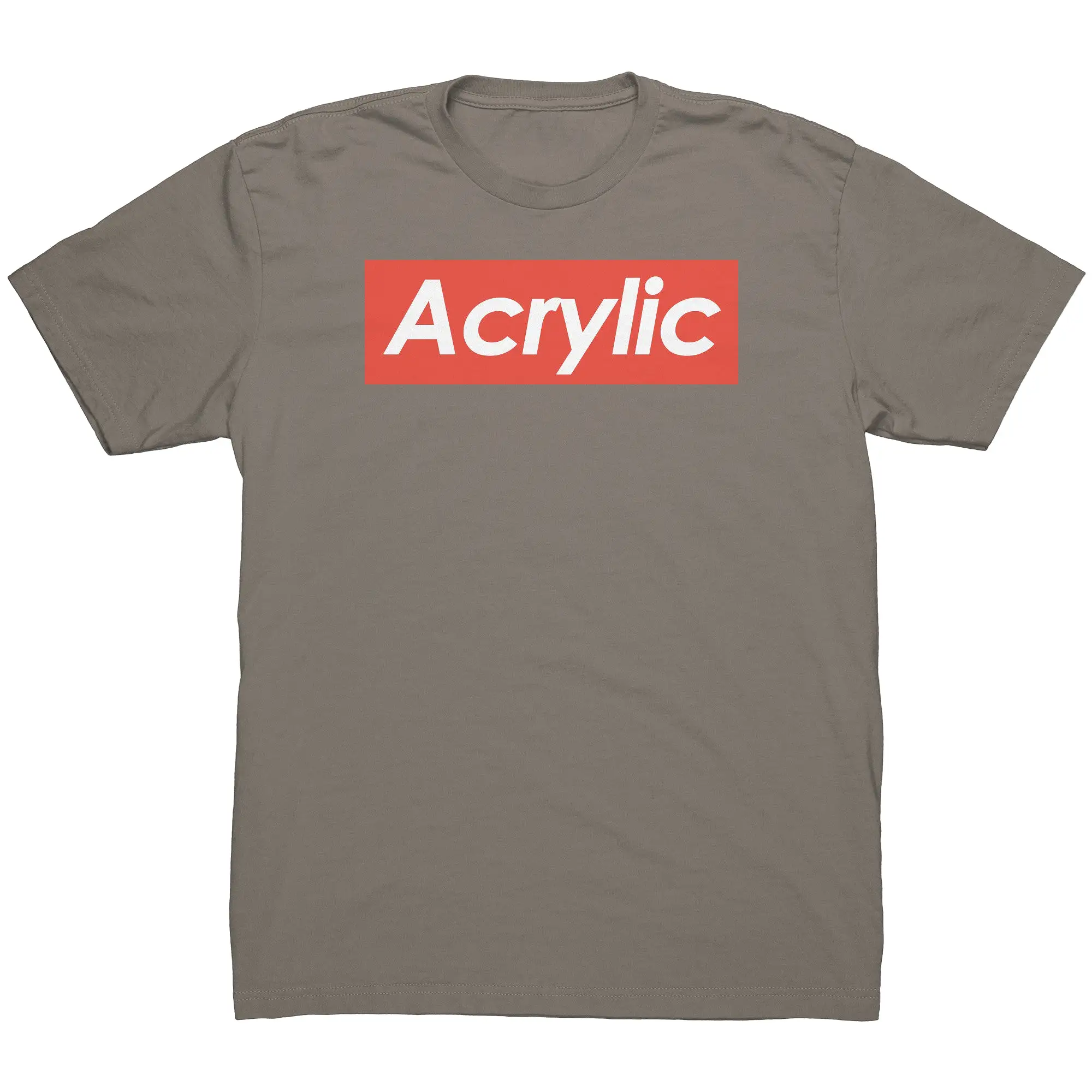 Acrylic Supreme-Themed Short-Sleeve Unisex T-Shirt