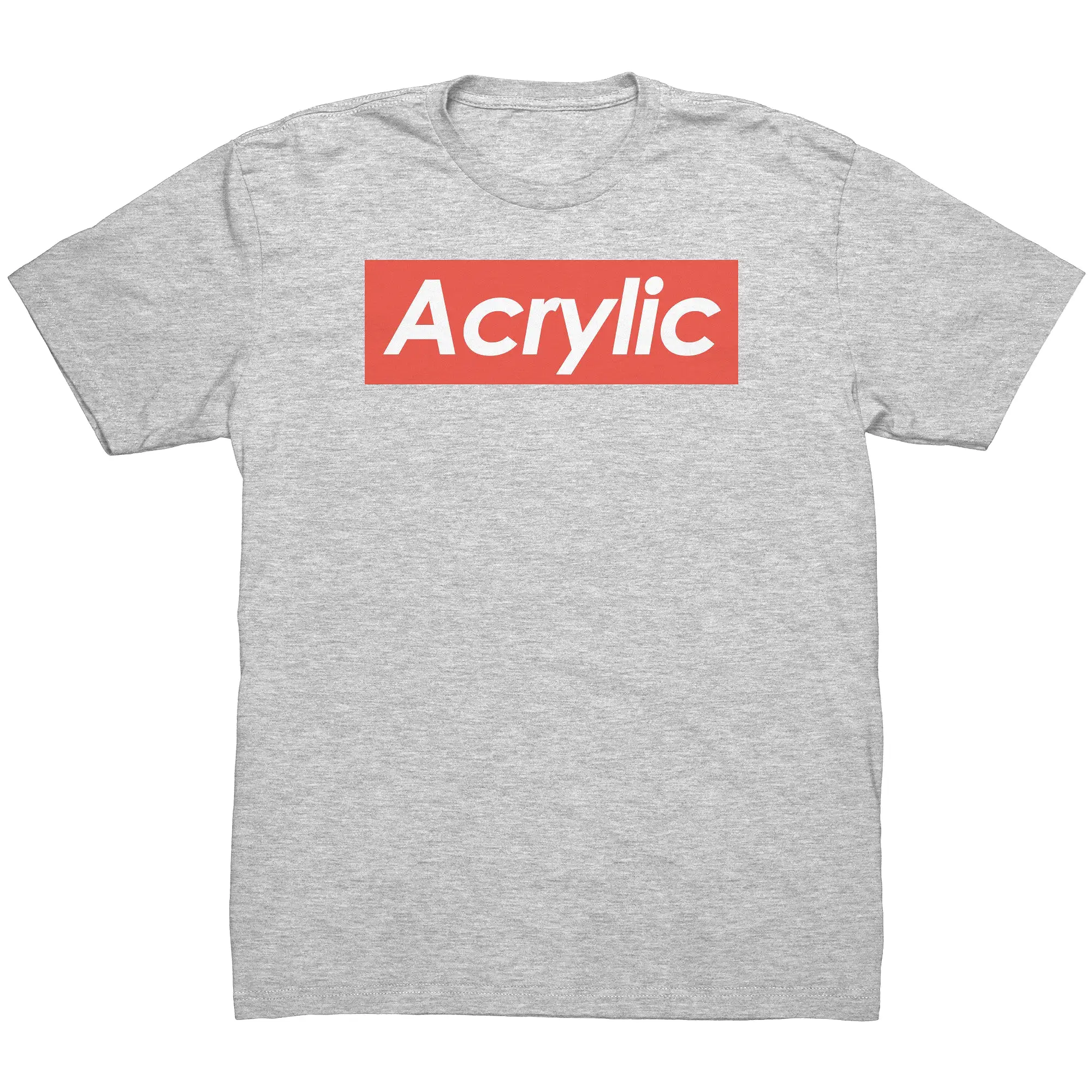 Acrylic Supreme-Themed Short-Sleeve Unisex T-Shirt