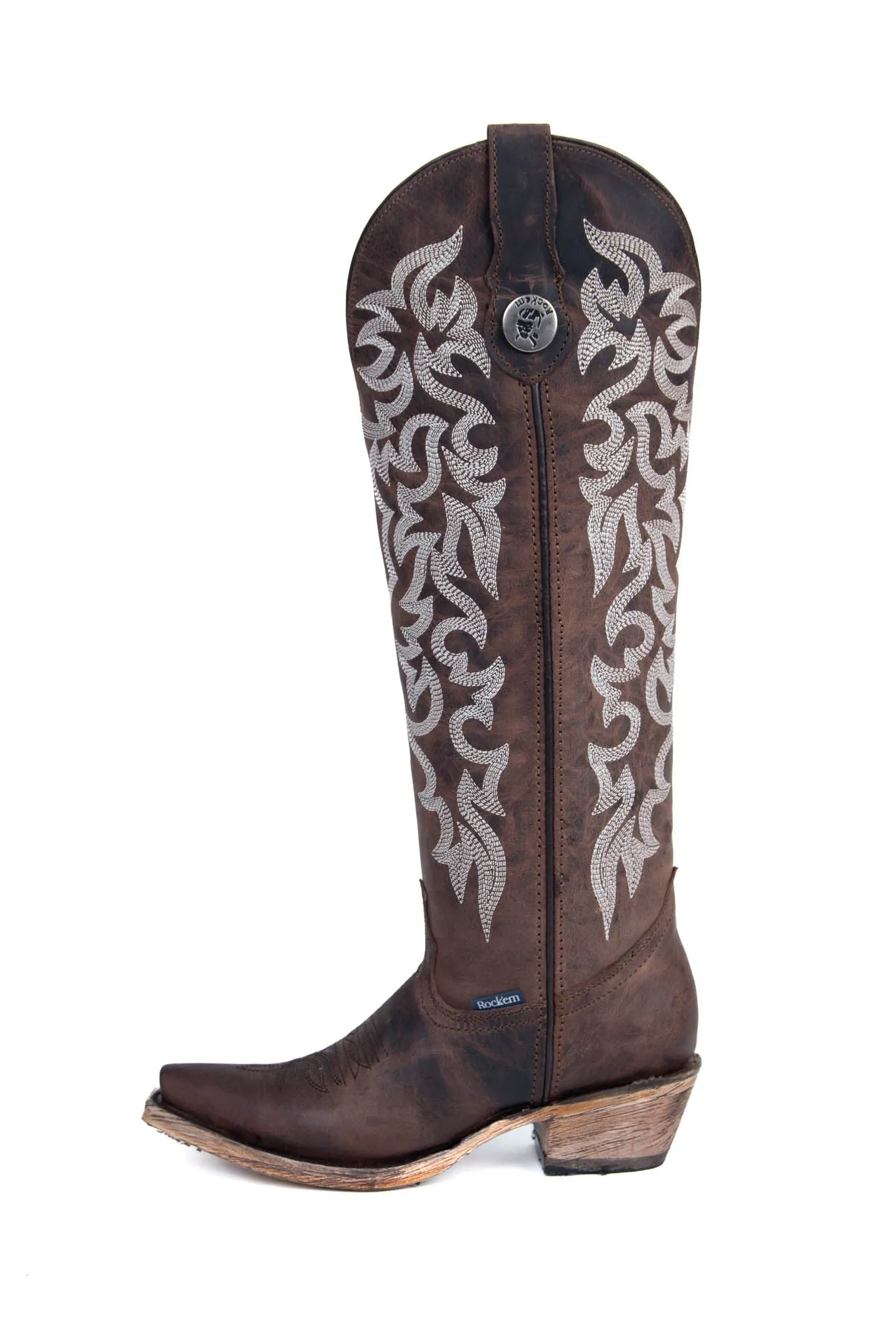 Adela Tall Snip Toe Cowgirl Boot FINAL SALE