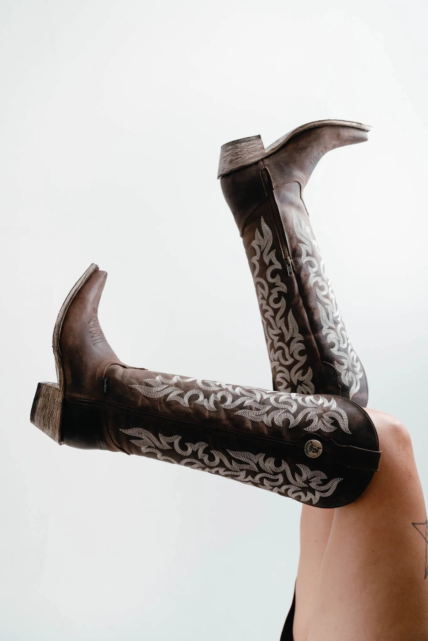 Adela Tall Snip Toe Cowgirl Boot FINAL SALE