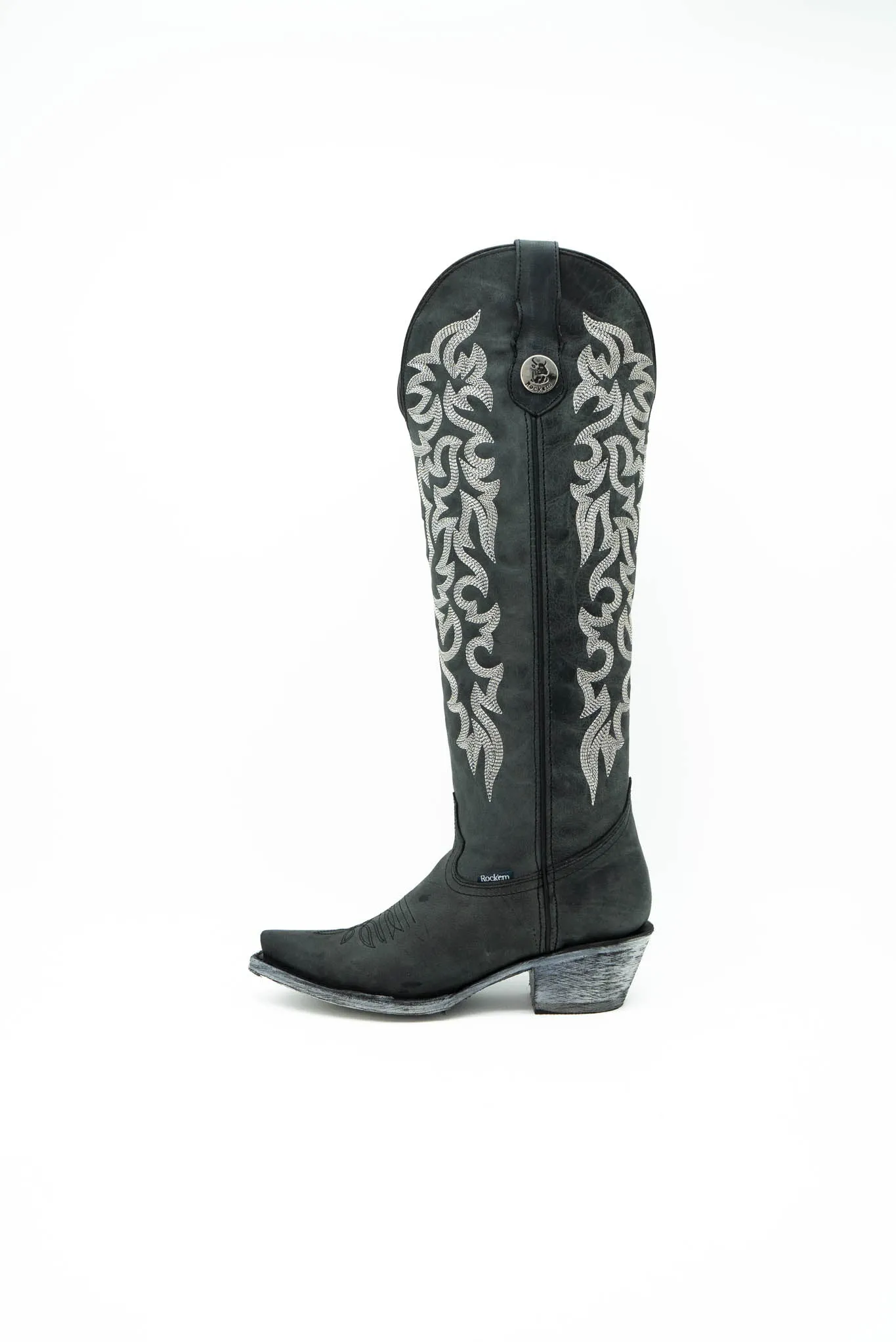 Adela Tall Snip Toe Cowgirl Boot FINAL SALE