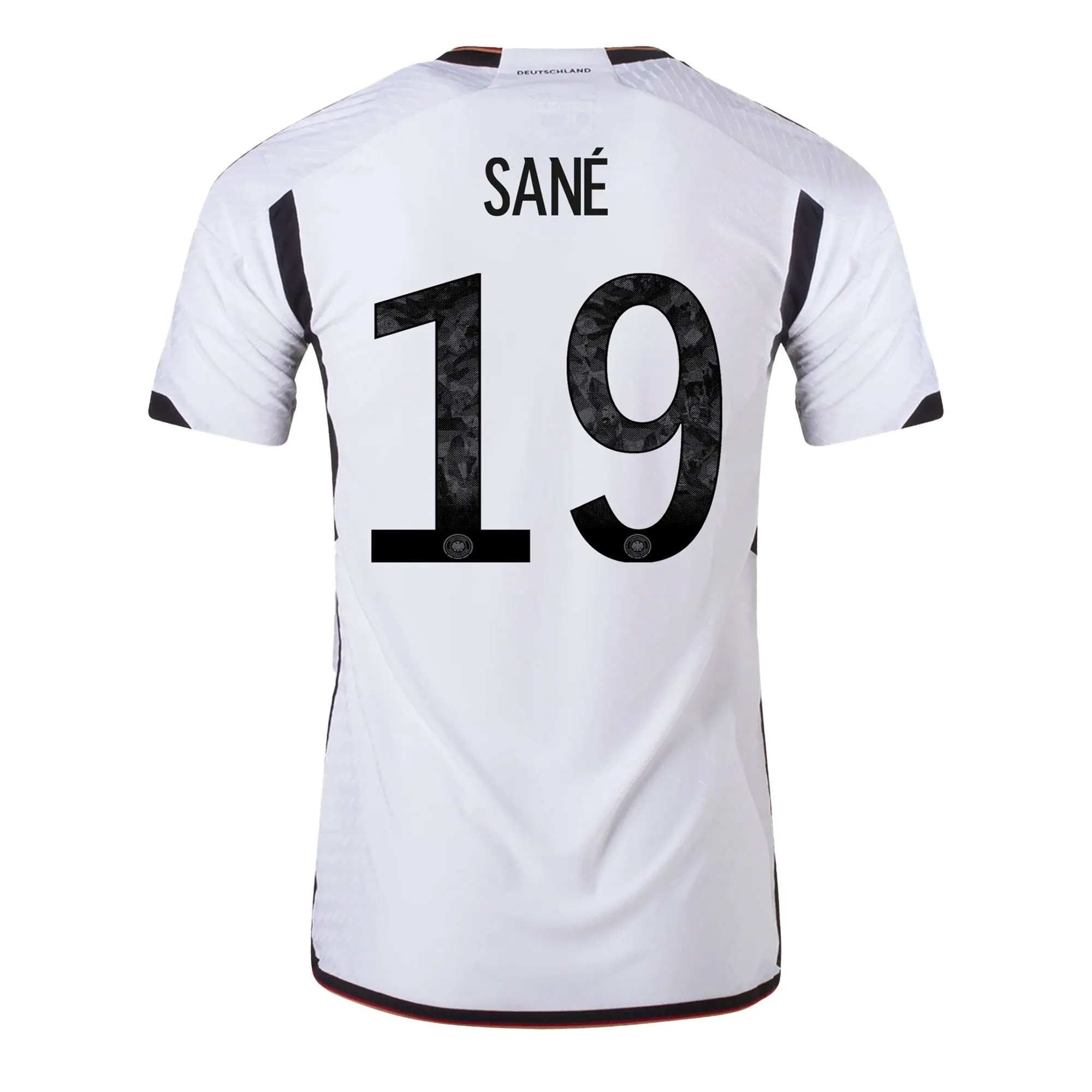 adidas Men's Germany 2022/23 Authentic Home Jersey w/ Sane #19 Printing