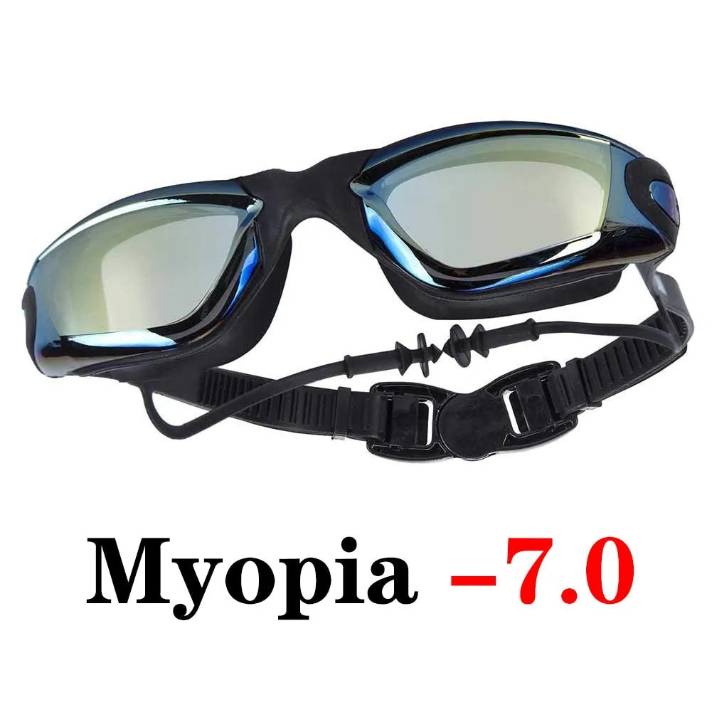 Adult Myopia Swimming Goggles Earplug