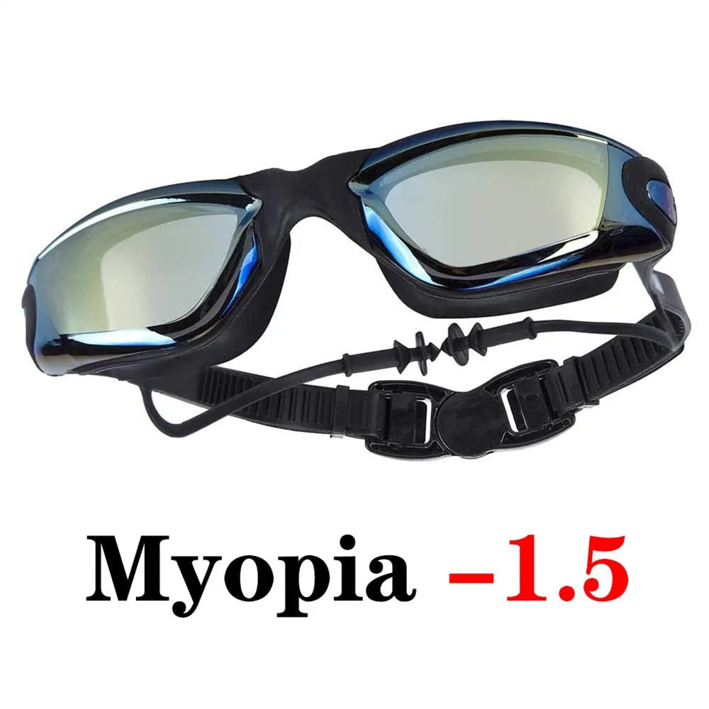 Adult Myopia Swimming Goggles Earplug