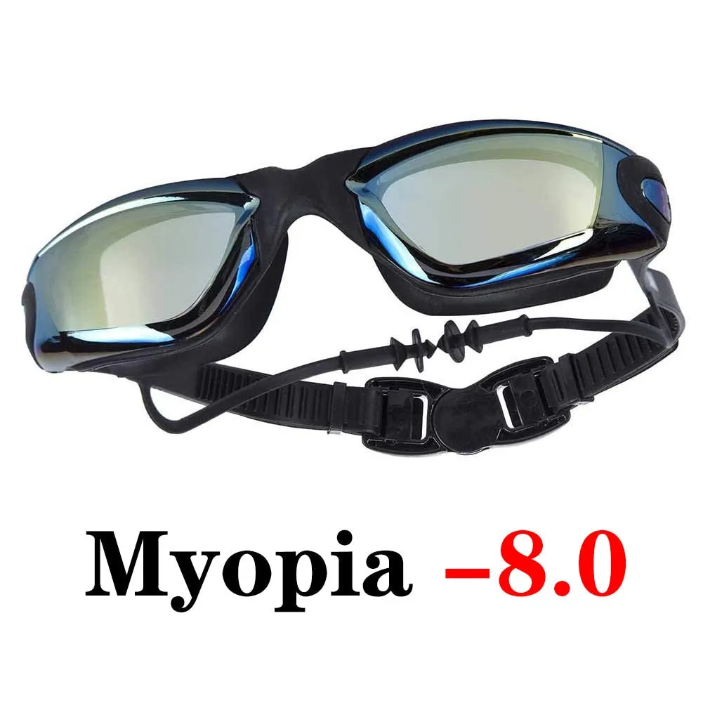 Adult Myopia Swimming Goggles Earplug