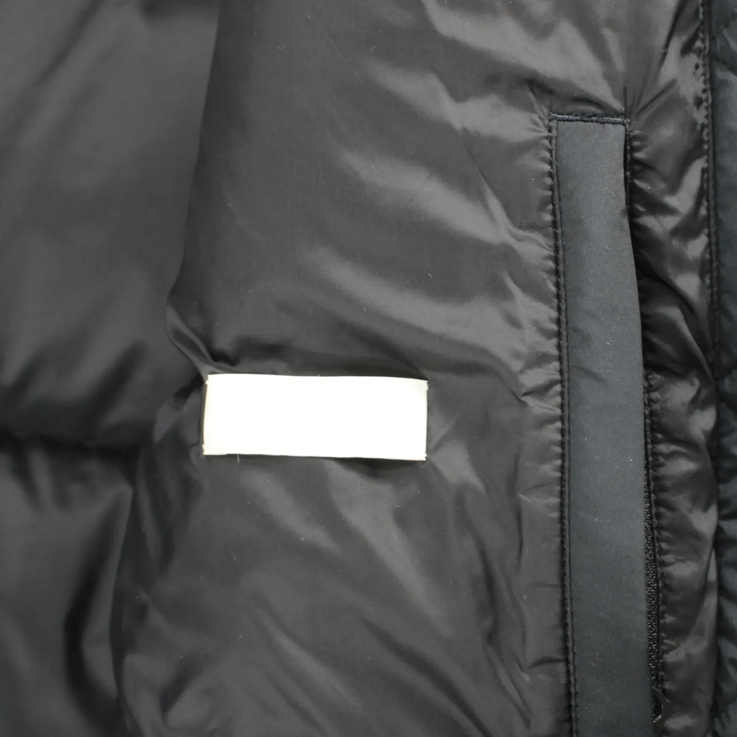 Arket Black Hooded Puffer Jacket