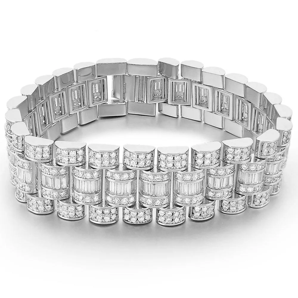 Baguette Custom President Bling Bling Bracelet