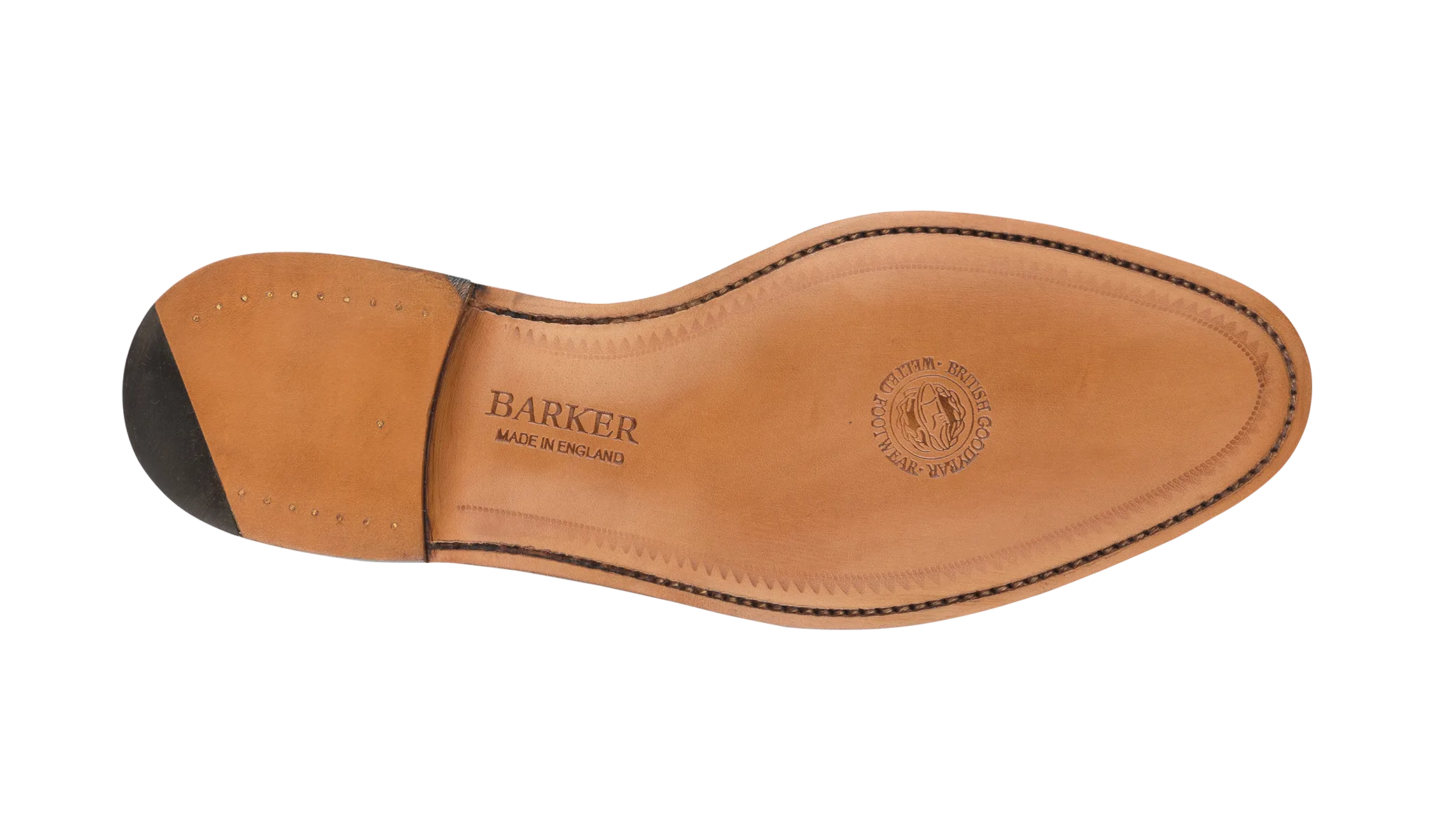 Barker Tunstall Buckle-Monk Shoe  - Black Calf