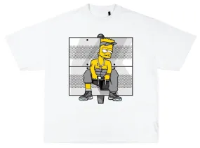 Bart Cool Grey 11's White Tee