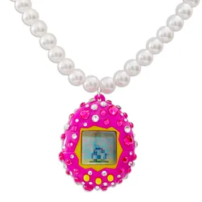 Bedazzled MINI Tamagotchi Necklace