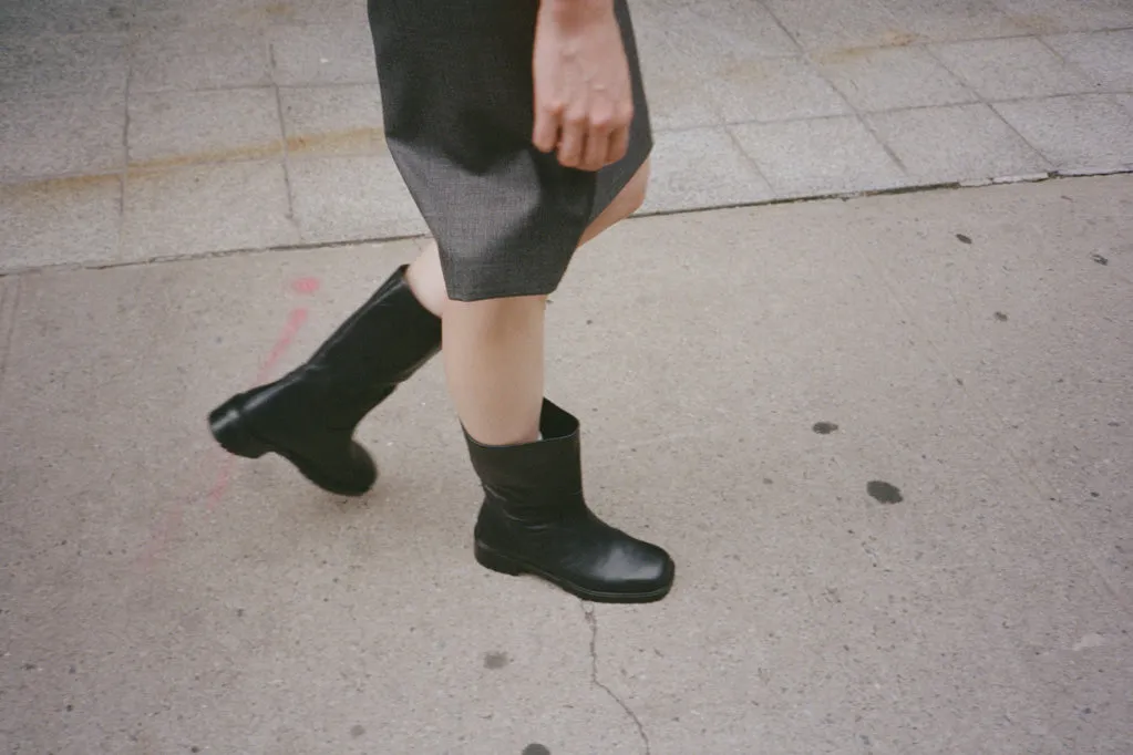 BELMONT BOOT, BLACK CALF