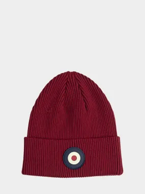 Ben Sherman Bshead038 Targy Rib Beanie Berry