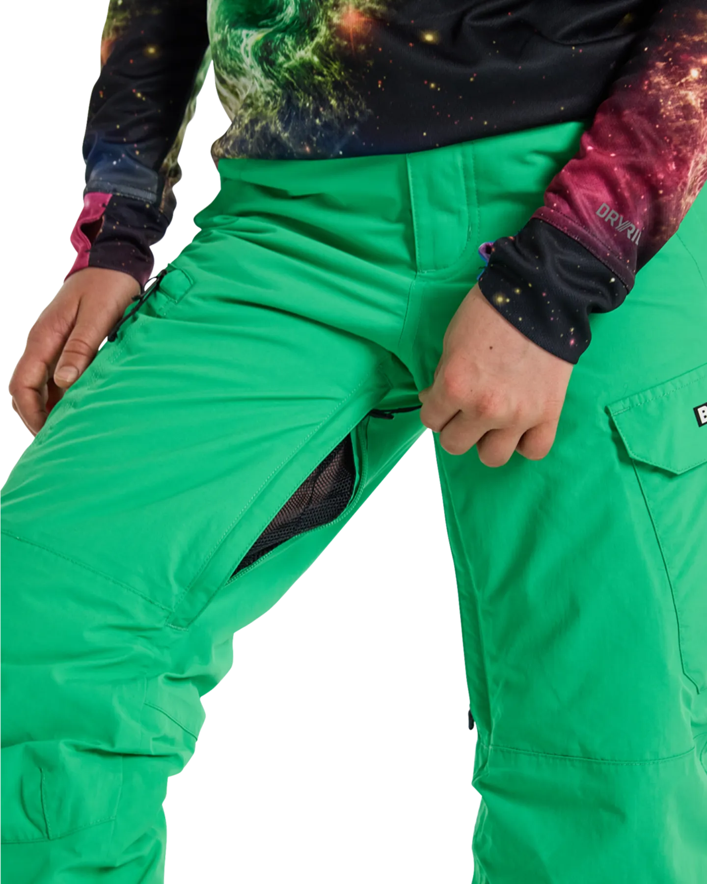 Burton Kids' Exile 2L Cargo Snow Pants - Galaxy Green | Shop Snow Pants & Suits at Trojan Wake Ski Snow & Snow Skier