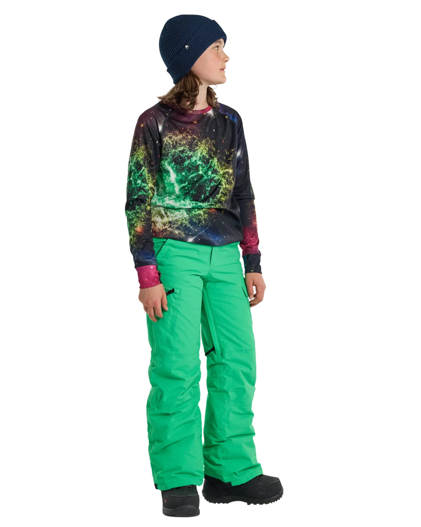 Burton Kids' Exile 2L Cargo Snow Pants - Galaxy Green | Shop Snow Pants & Suits at Trojan Wake Ski Snow & Snow Skier