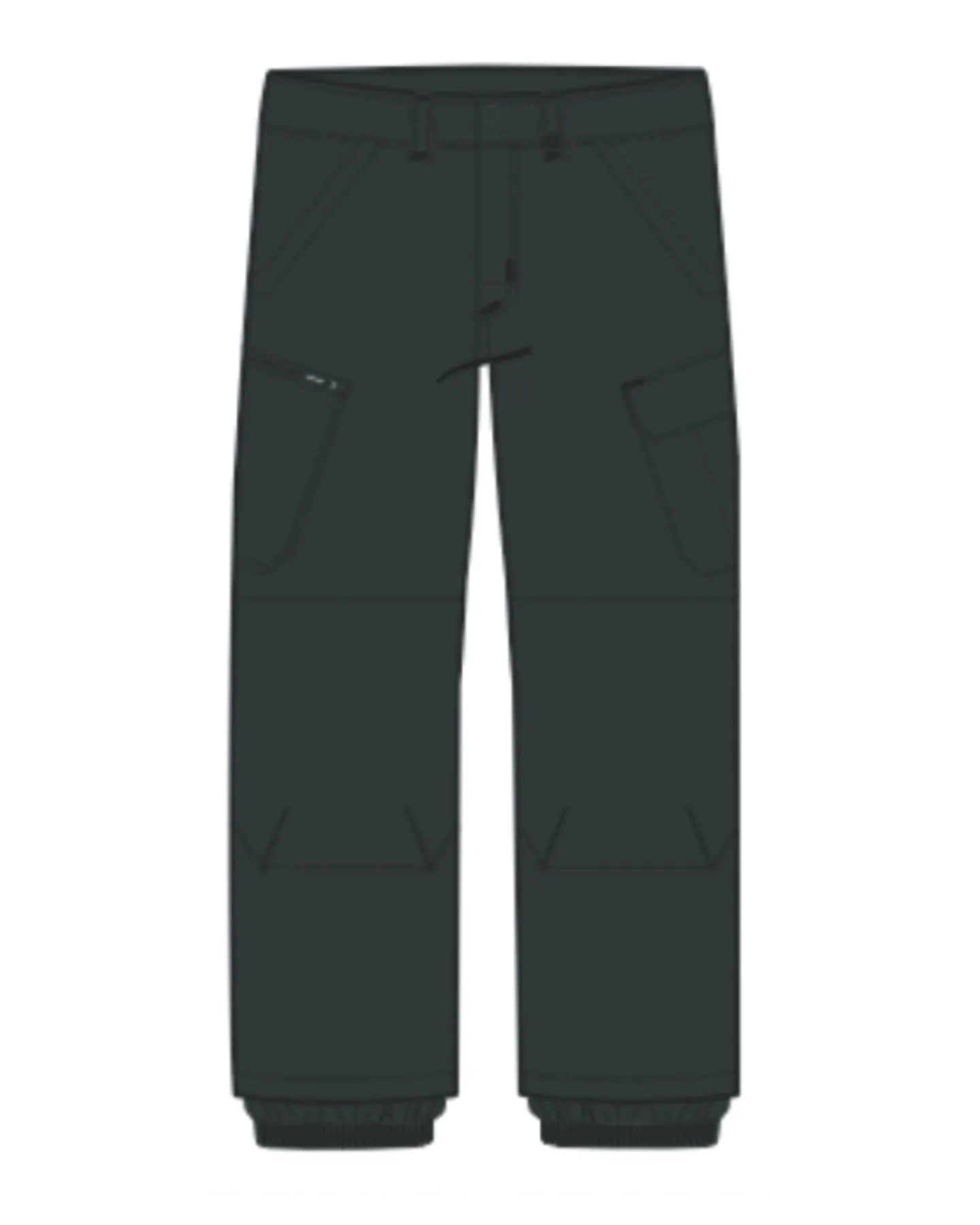 Burton Kids' Exile 2L Cargo Snow Pants - True Black | Shop Snow Pants & Suits at Trojan Wake Ski Snow & Snow Skiers 