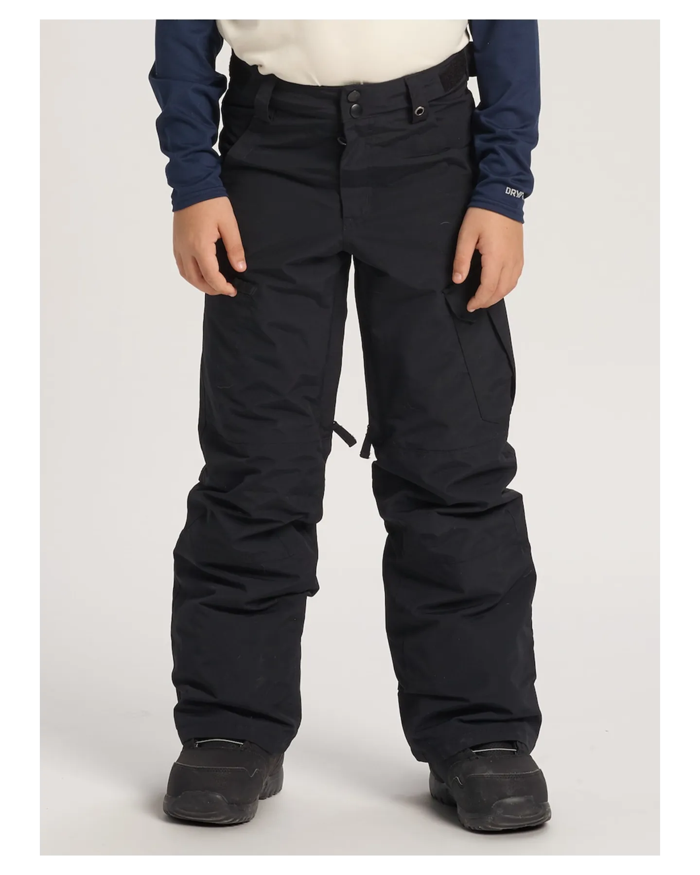 Burton Kids' Exile 2L Cargo Snow Pants - True Black | Shop Snow Pants & Suits at Trojan Wake Ski Snow & Snow Skiers 