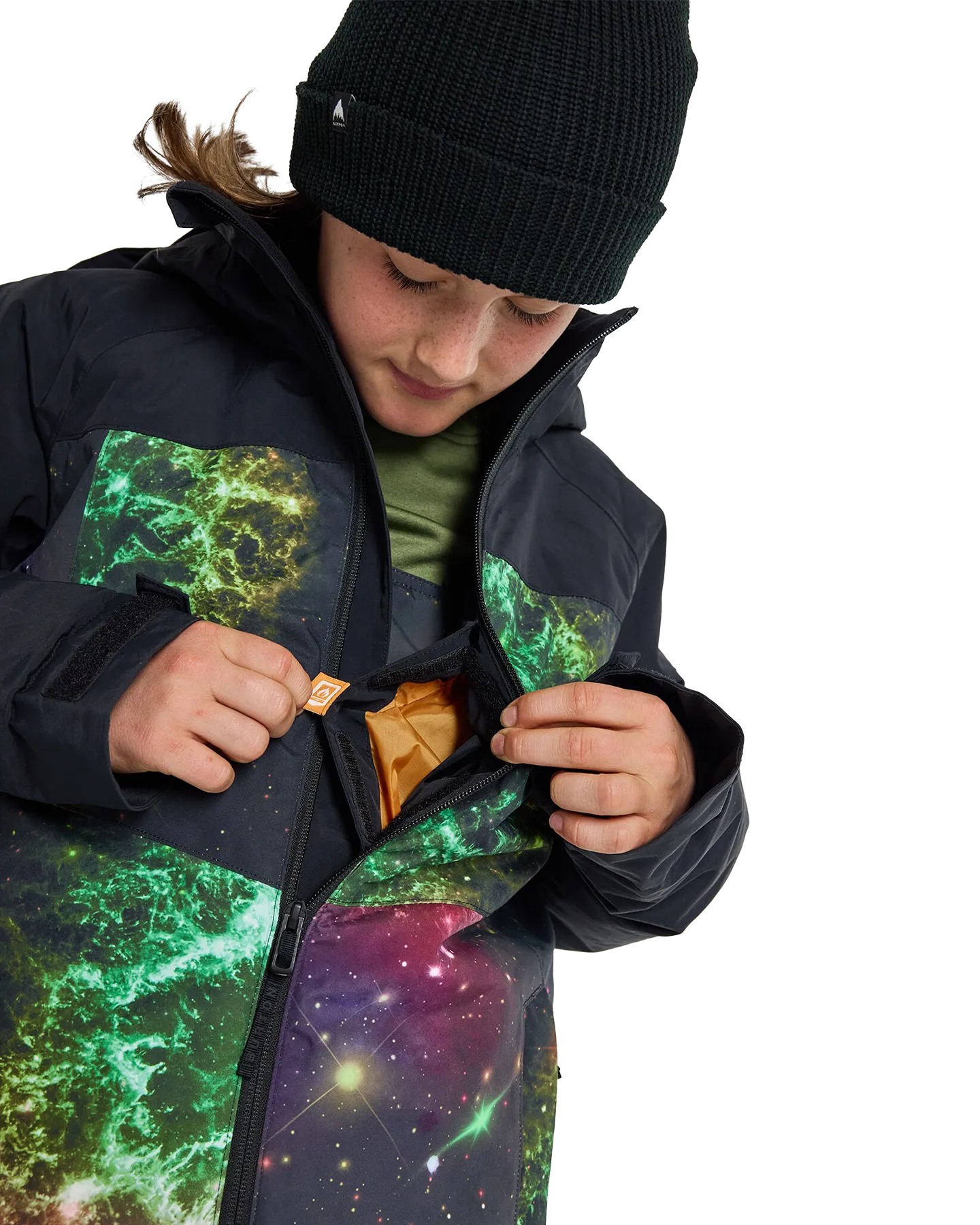 Burton Kids' Lodgepole 2L Snow Jacket - True Black/Painted Planets | Shop Coats & Jackets at Trojan Wake Ski Snow & 