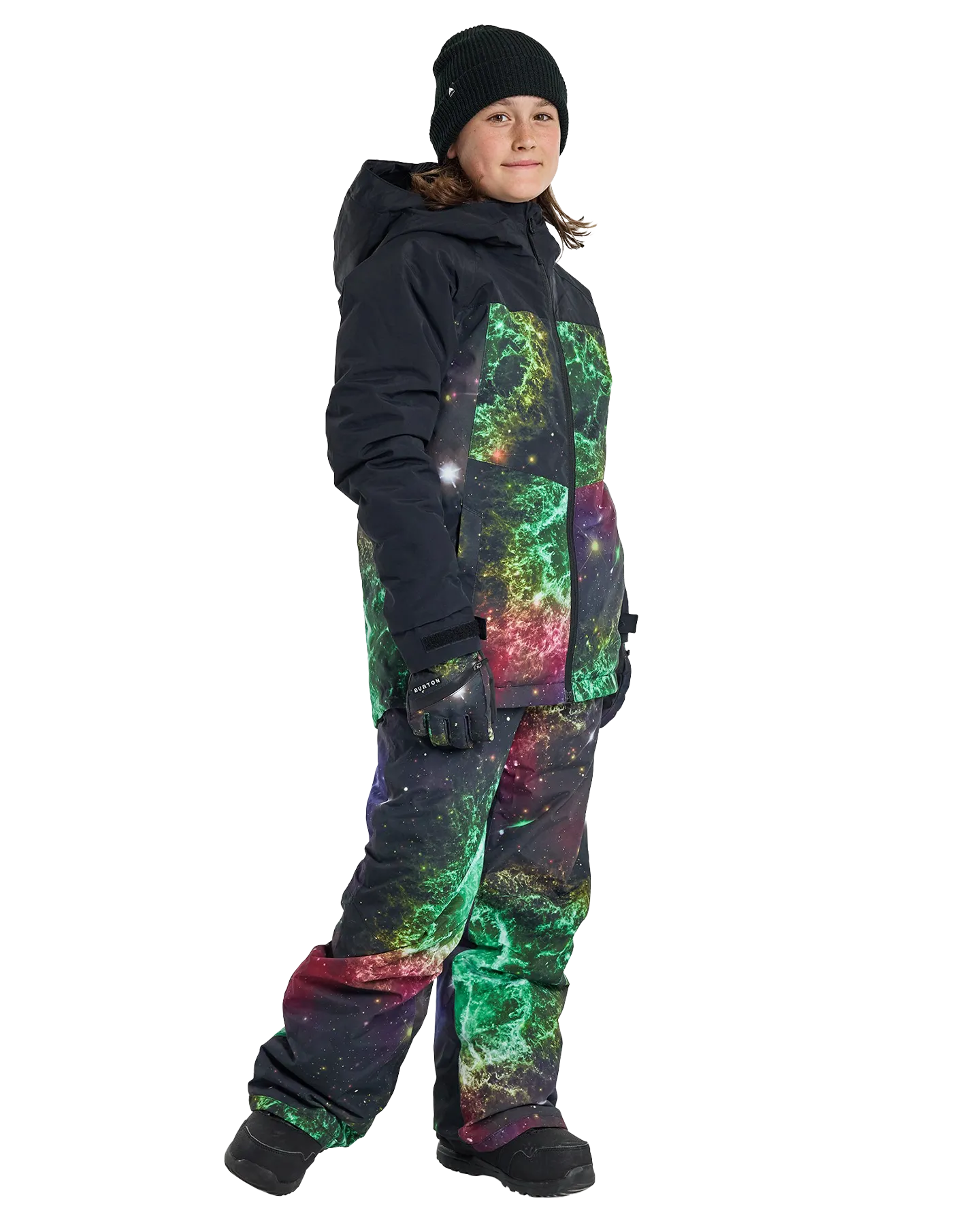 Burton Kids' Lodgepole 2L Snow Jacket - True Black/Painted Planets | Shop Coats & Jackets at Trojan Wake Ski Snow & 