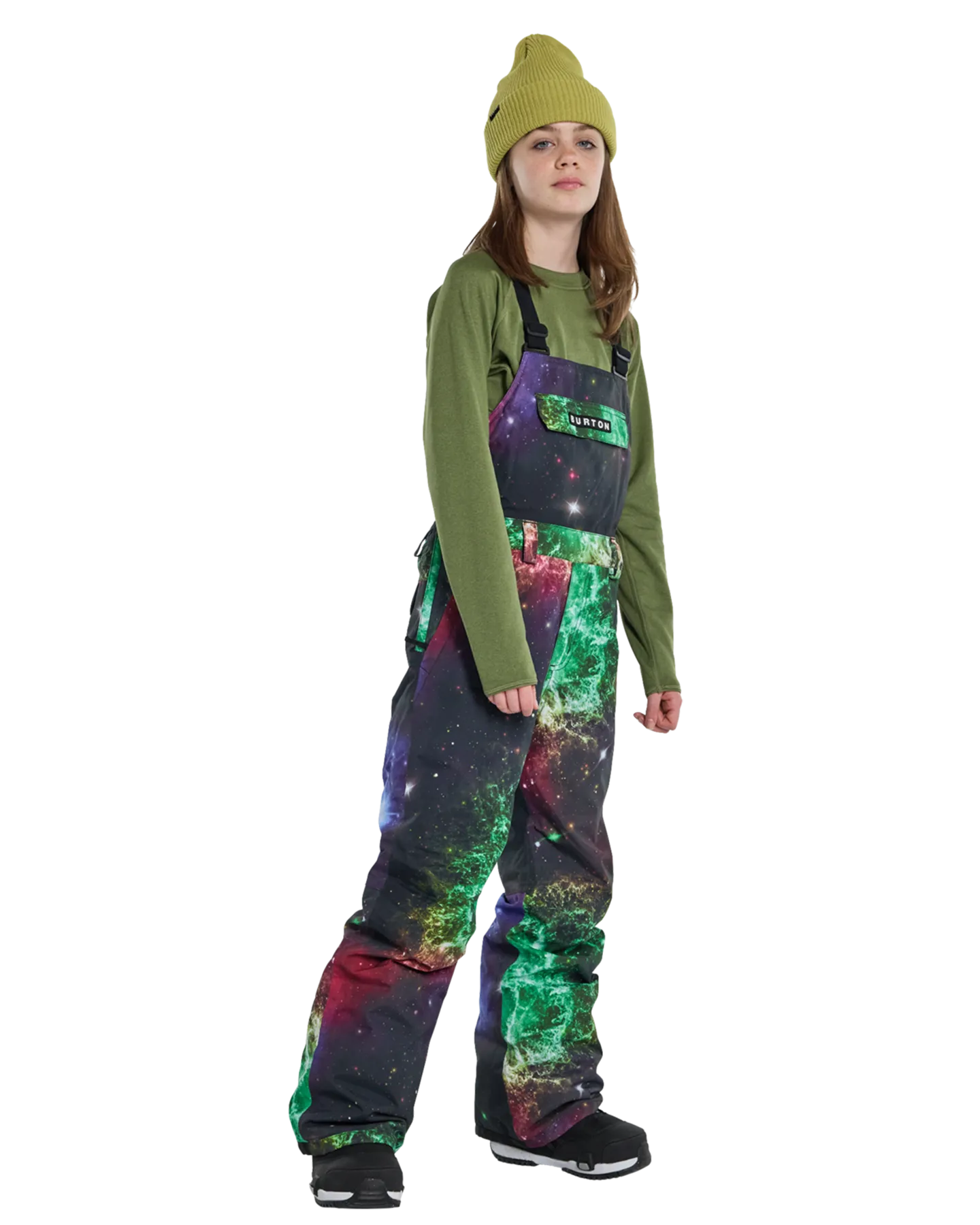 Burton Kids' Skylar 2L Bib Snow Pants - Painted Planets | Shop Snow Pants & Suits at Trojan Wake Ski Snow & Snow Ski