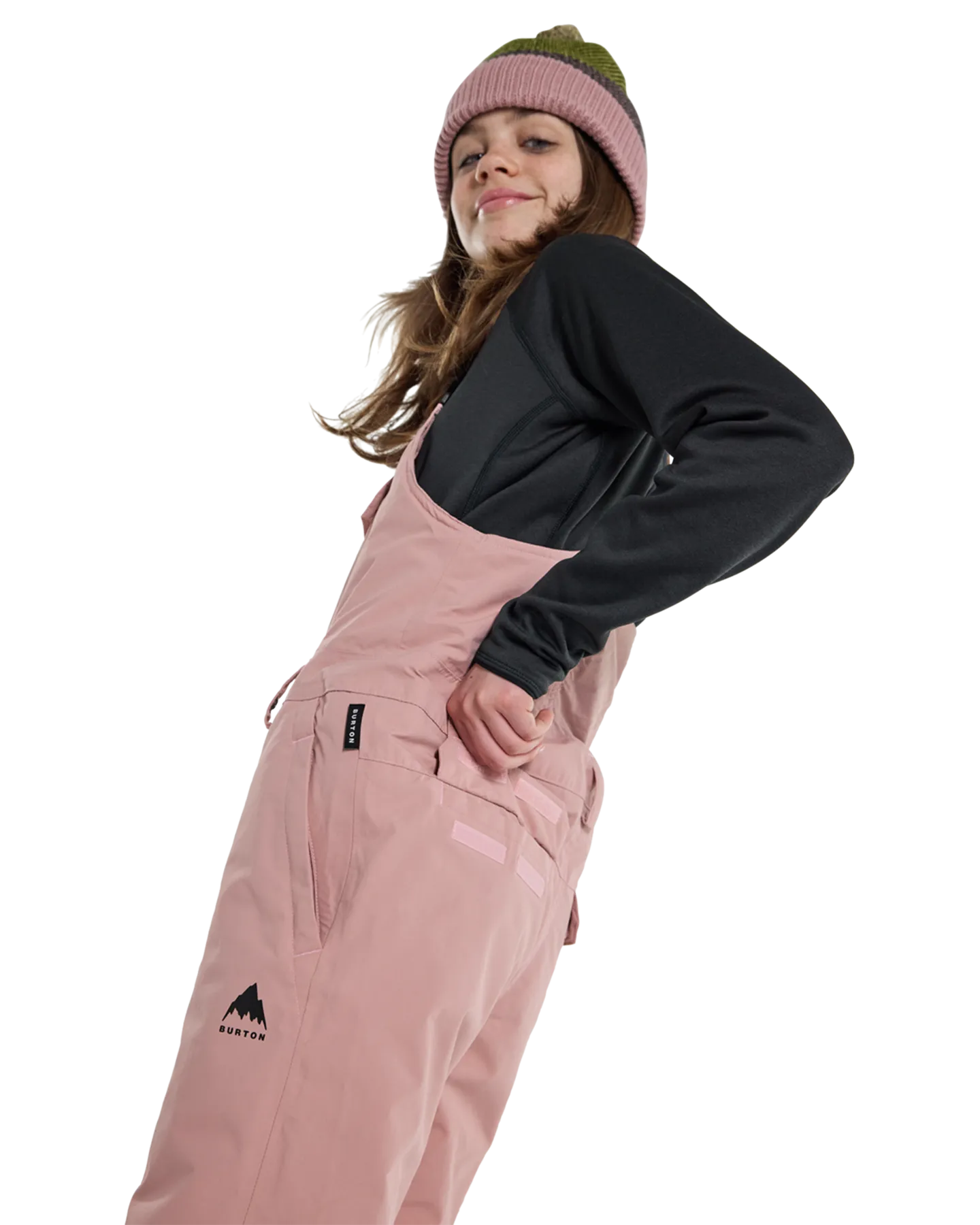 Burton Kids' Skylar 2L Bib Snow Pants - Powder Blush | Shop Snow Pants & Suits at Trojan Wake Ski Snow & Snow Skiers