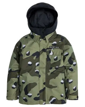 Burton Kids' Uproar 2L Snow Jacket - Forest Moss Cookie Camo | Shop Coats & Jackets at Trojan Wake Ski Snow & Snow S