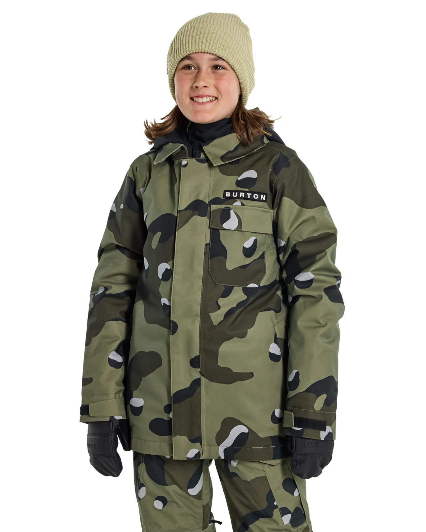 Burton Kids' Uproar 2L Snow Jacket - Forest Moss Cookie Camo | Shop Coats & Jackets at Trojan Wake Ski Snow & Snow S