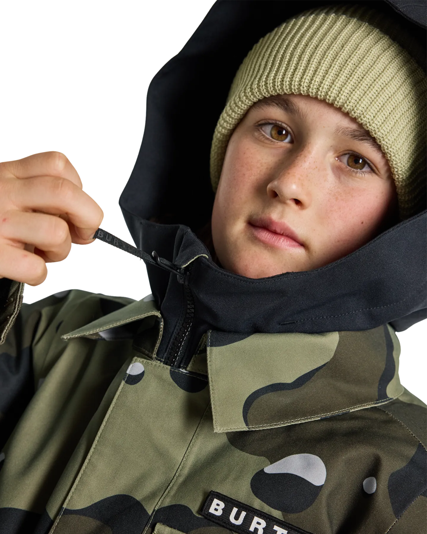 Burton Kids' Uproar 2L Snow Jacket - Forest Moss Cookie Camo | Shop Coats & Jackets at Trojan Wake Ski Snow & Snow S