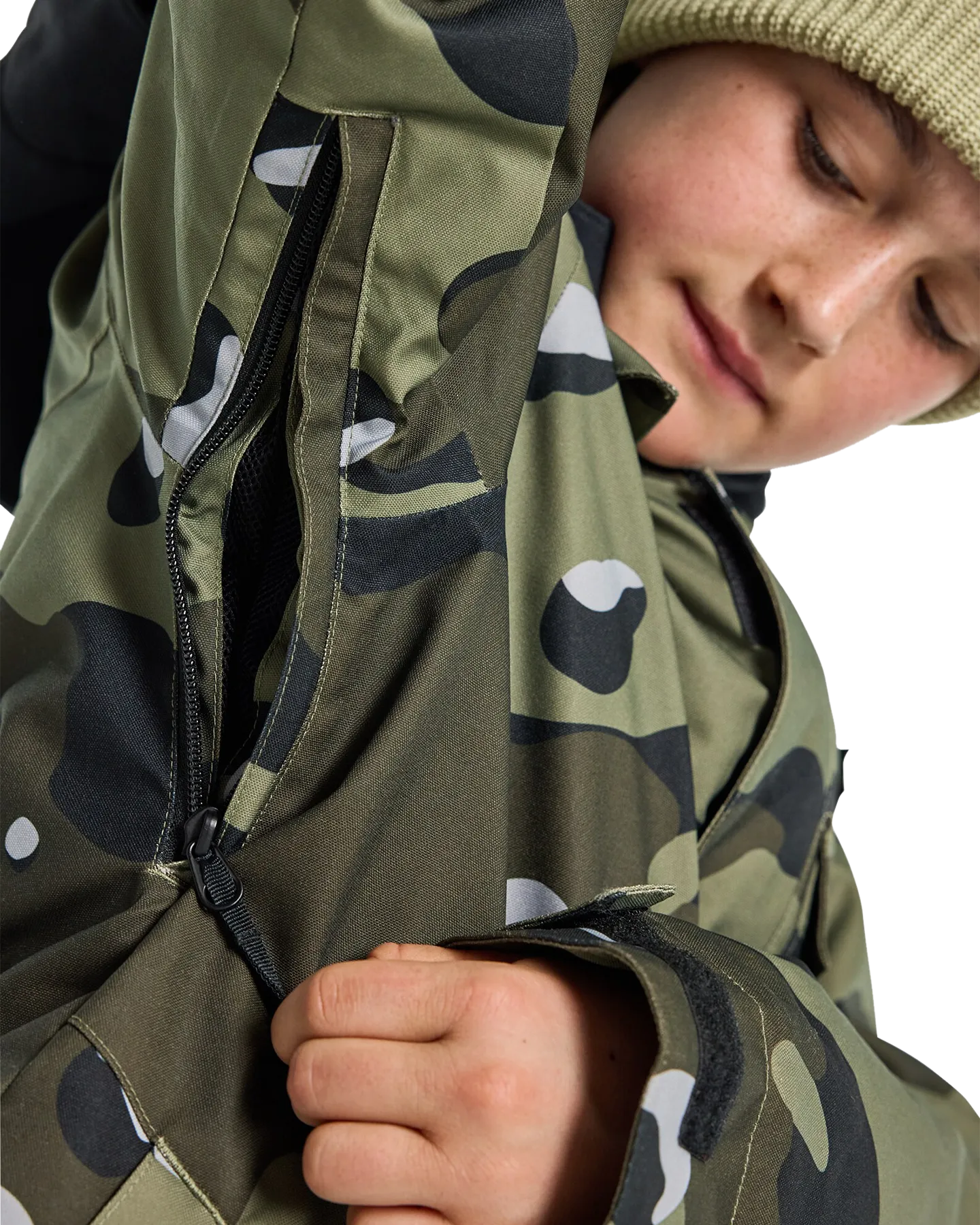 Burton Kids' Uproar 2L Snow Jacket - Forest Moss Cookie Camo | Shop Coats & Jackets at Trojan Wake Ski Snow & Snow S