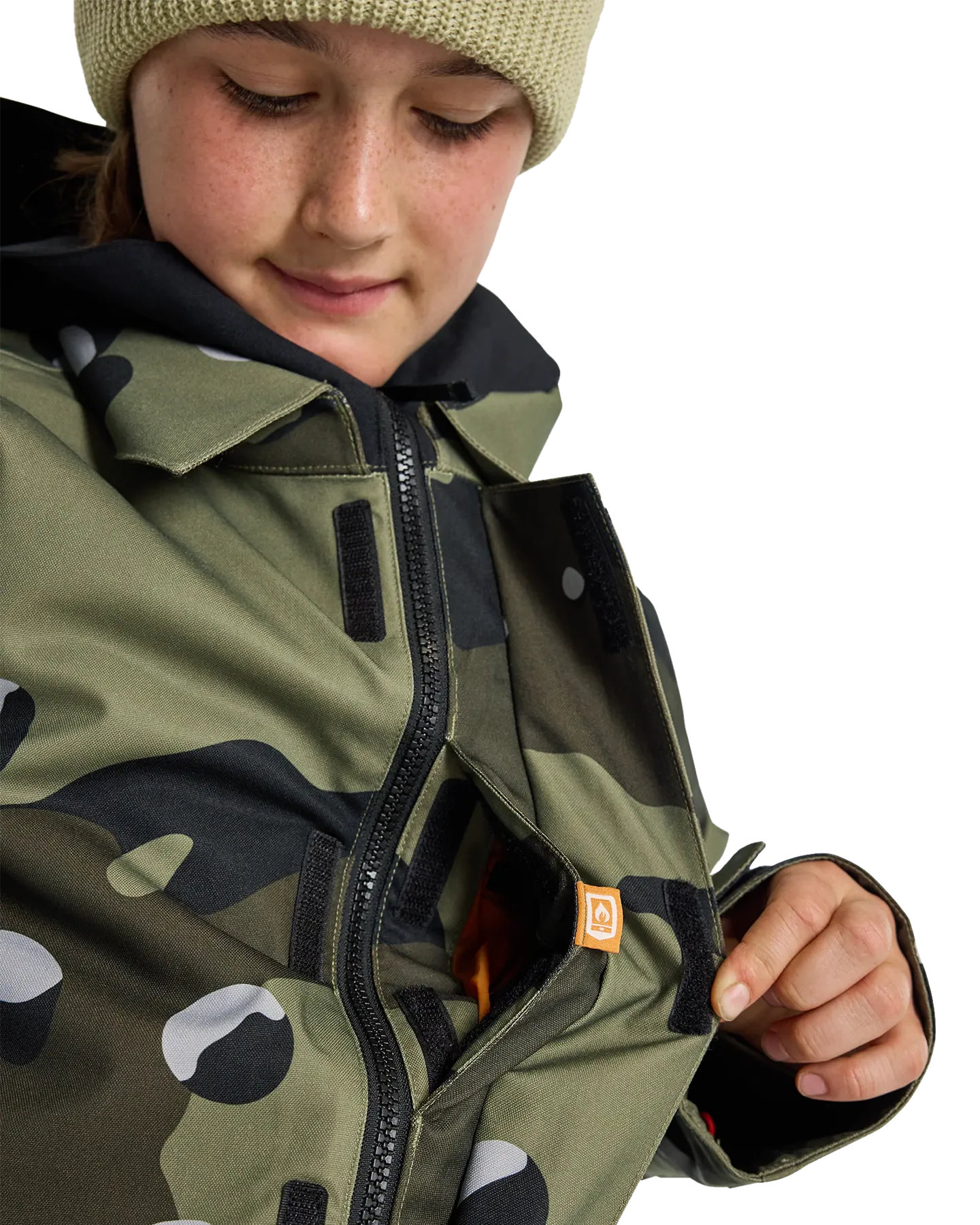 Burton Kids' Uproar 2L Snow Jacket - Forest Moss Cookie Camo | Shop Coats & Jackets at Trojan Wake Ski Snow & Snow S