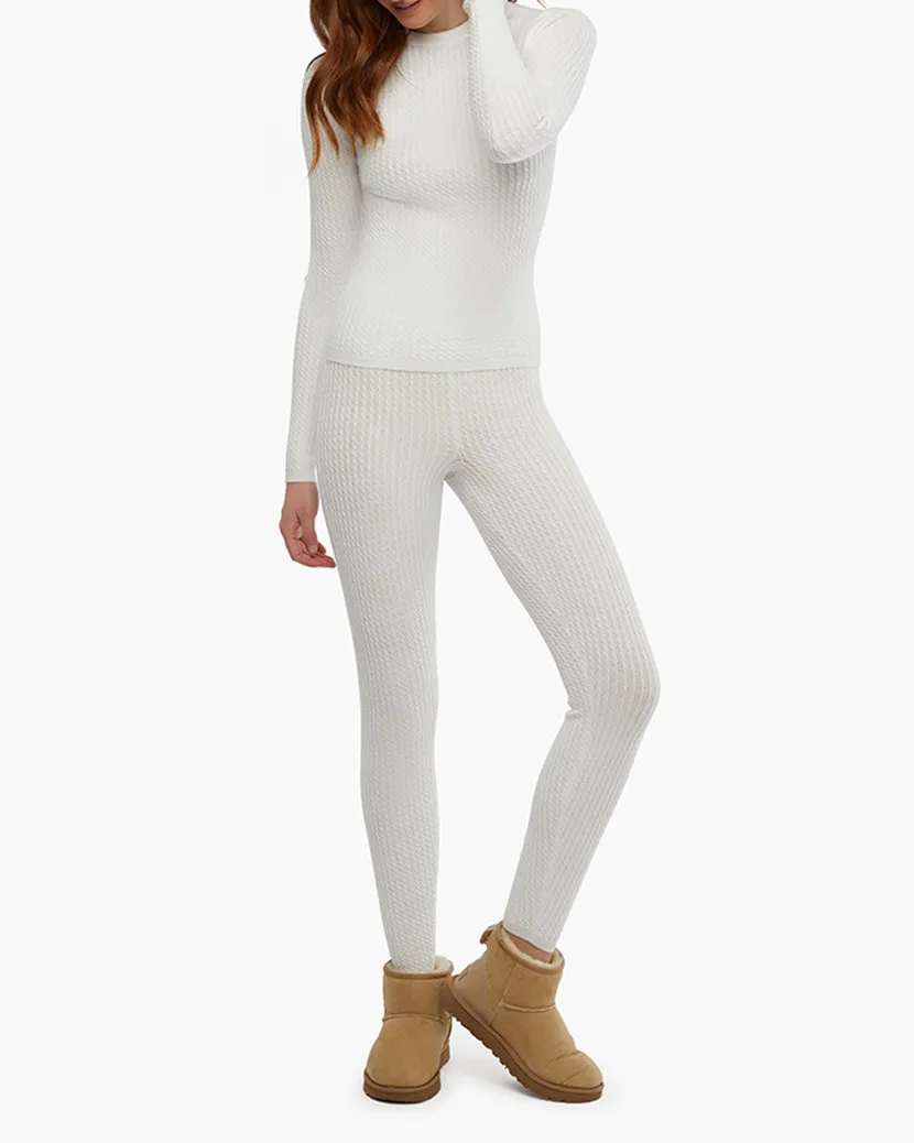 Cable Knit Legging | Off White