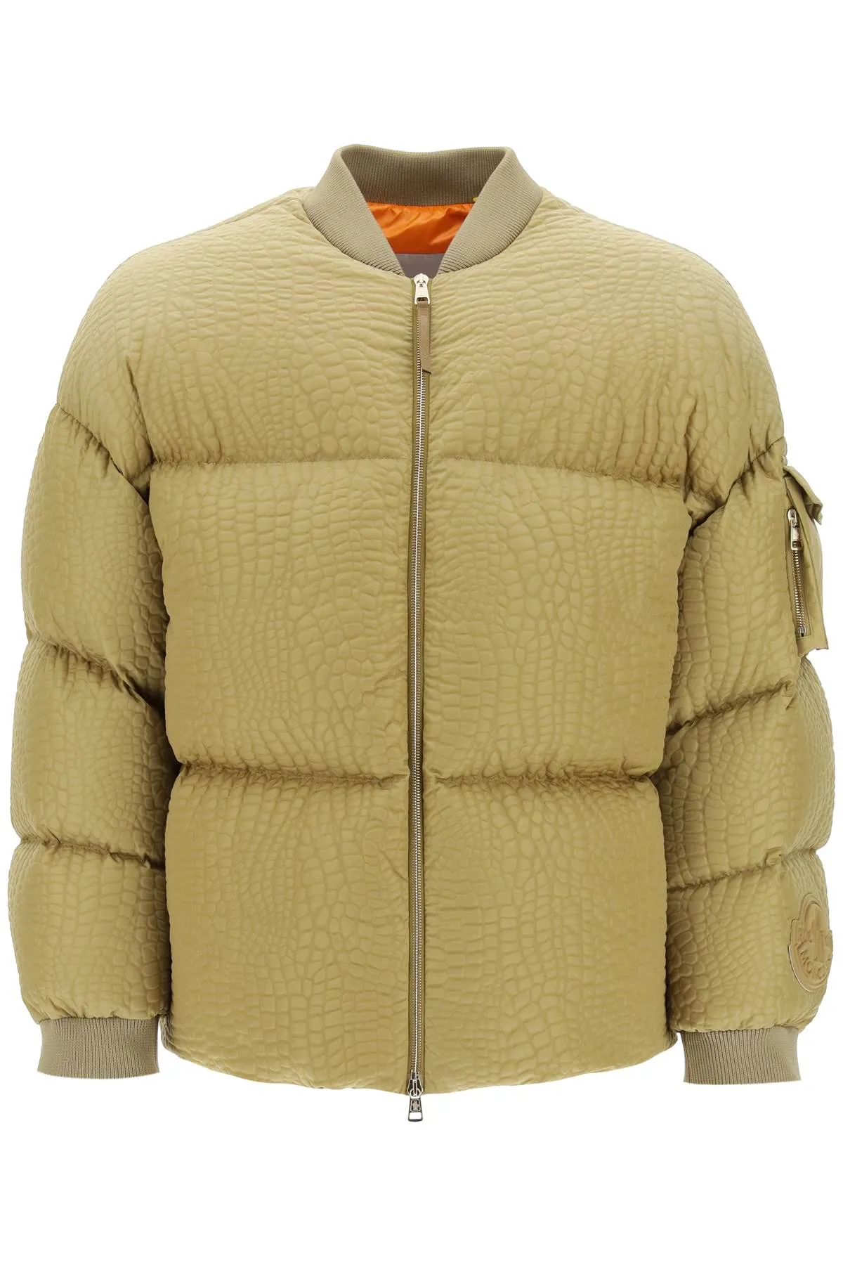 Centaurus Croco Embossed Puffer Jacket