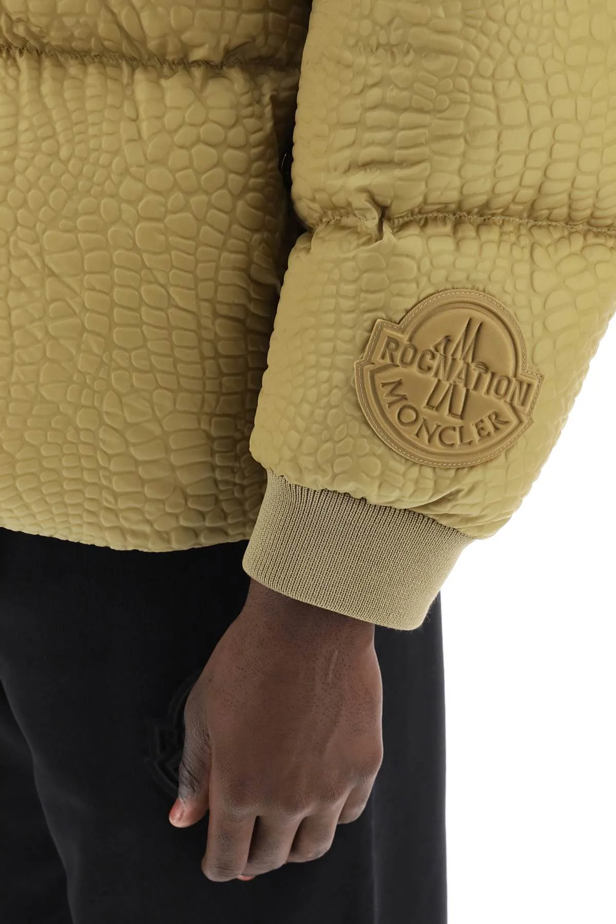 Centaurus Croco Embossed Puffer Jacket