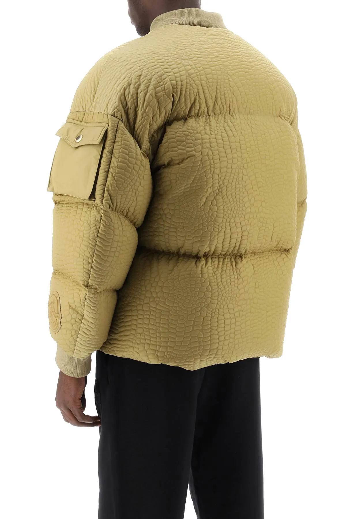 Centaurus Croco Embossed Puffer Jacket