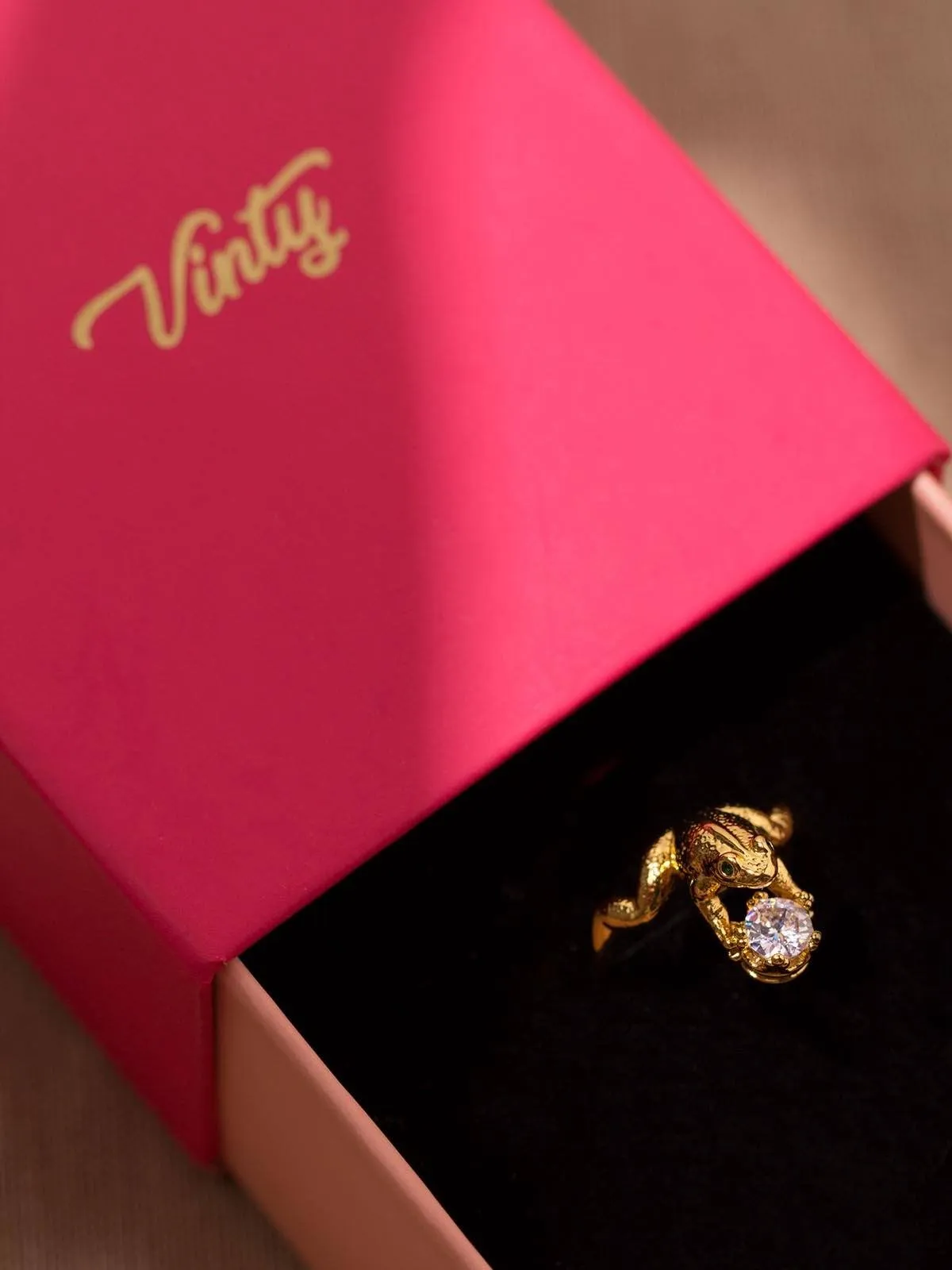 Charming Frog Ring