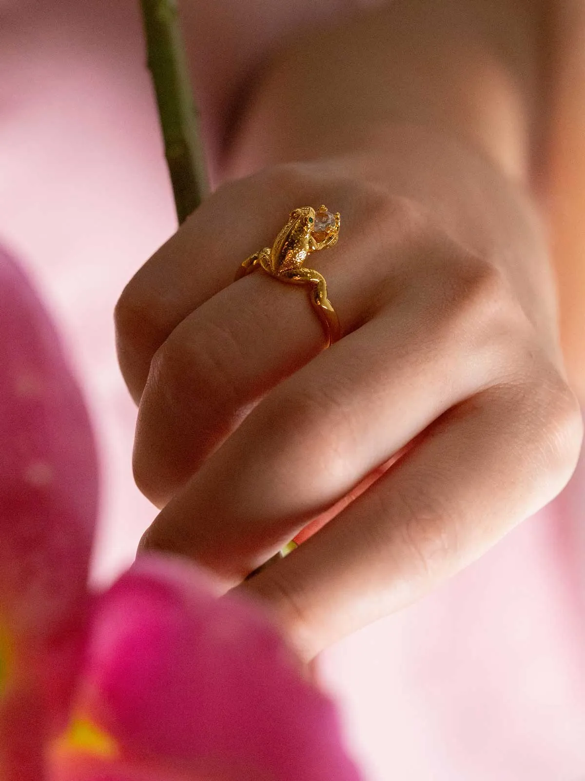 Charming Frog Ring