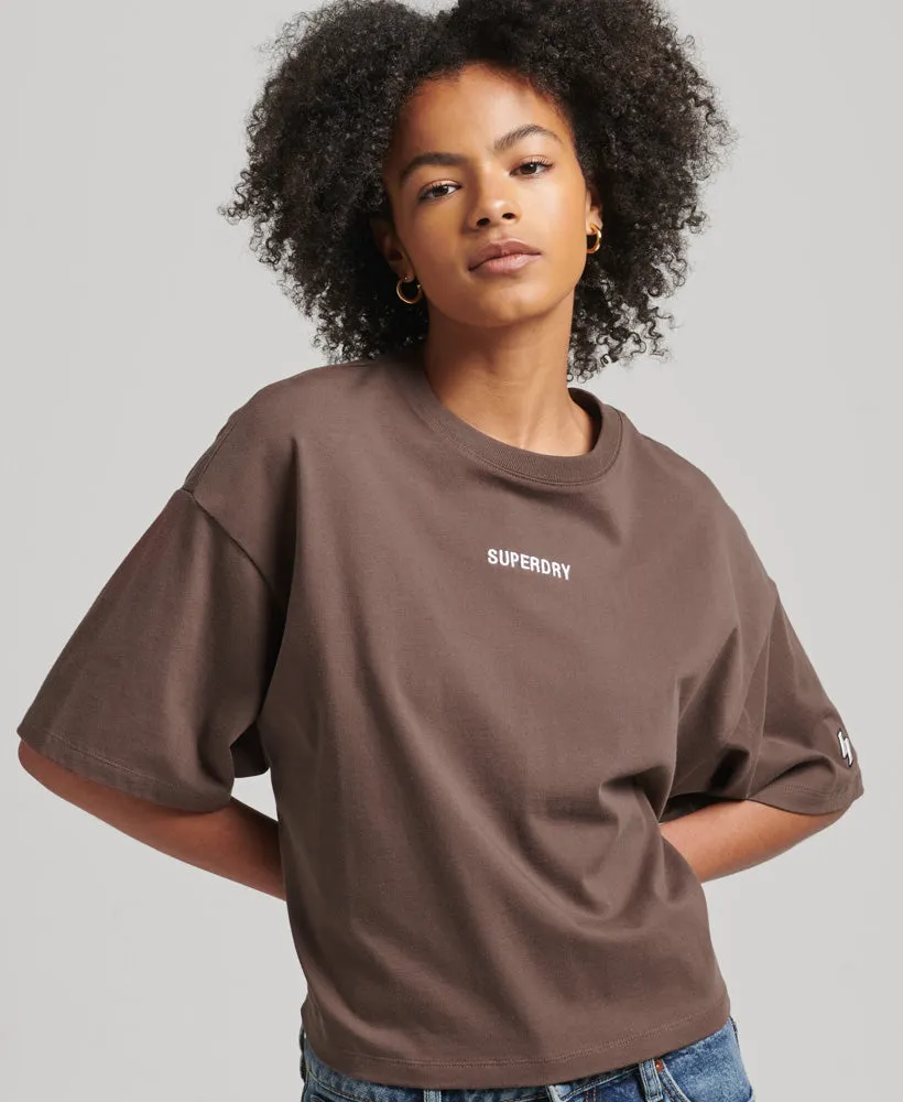 Code Micro Logo T Shirt | French Roast