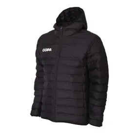 COPA Football - Hooded Puffer Jacket - Black