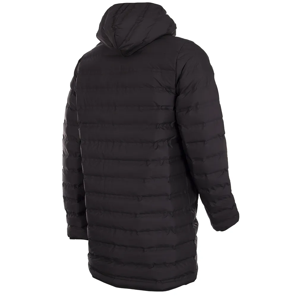 COPA Football - Long Bench Hooded Puffer Jacket - Black