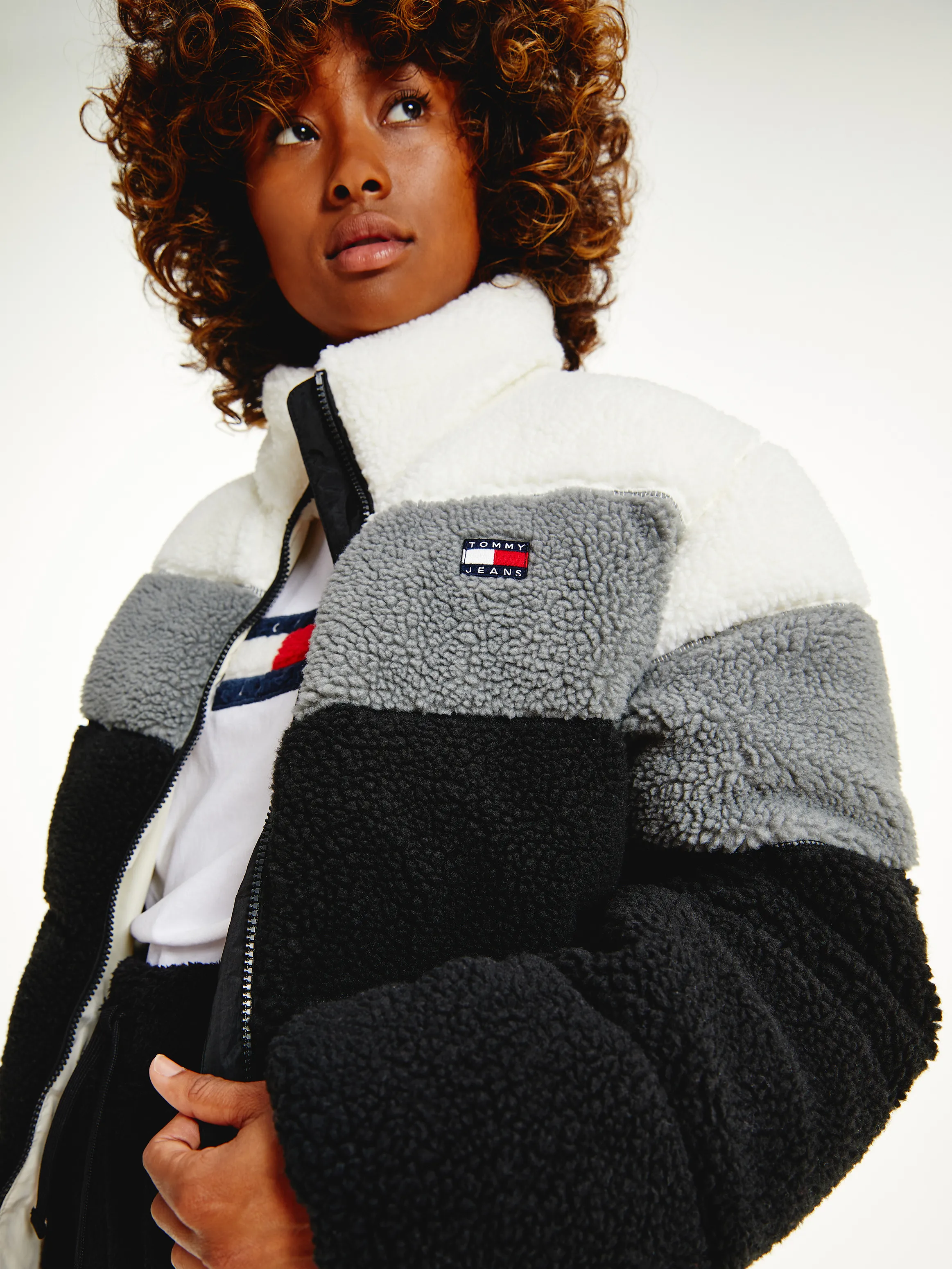 Cosy Colour-Blocked Puffer Jacket | Jackets | Tommy Hilfiger