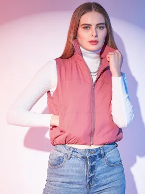 Crop puffer jacket