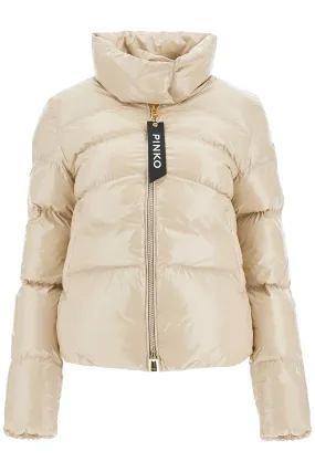 crystal nylon down jacket 101598 A11K BEIGE