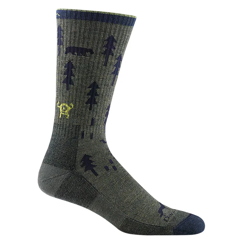 Darn Tough Vermont ABC Boot Midweight Hiking Crew Socks – Forest