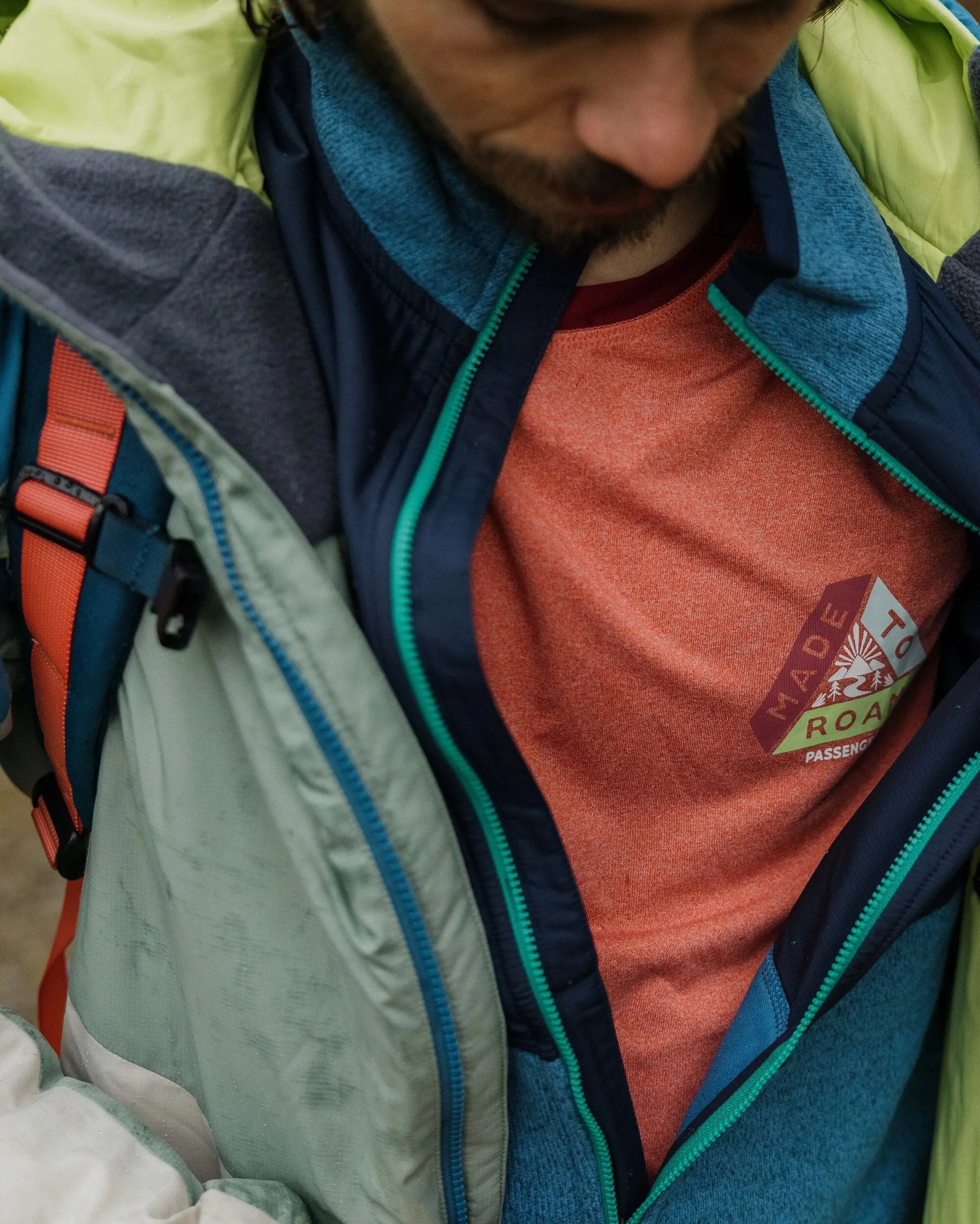 Daybreak Light Recycled Thermore Insulated Jacket - Pistachio/Blue Steel