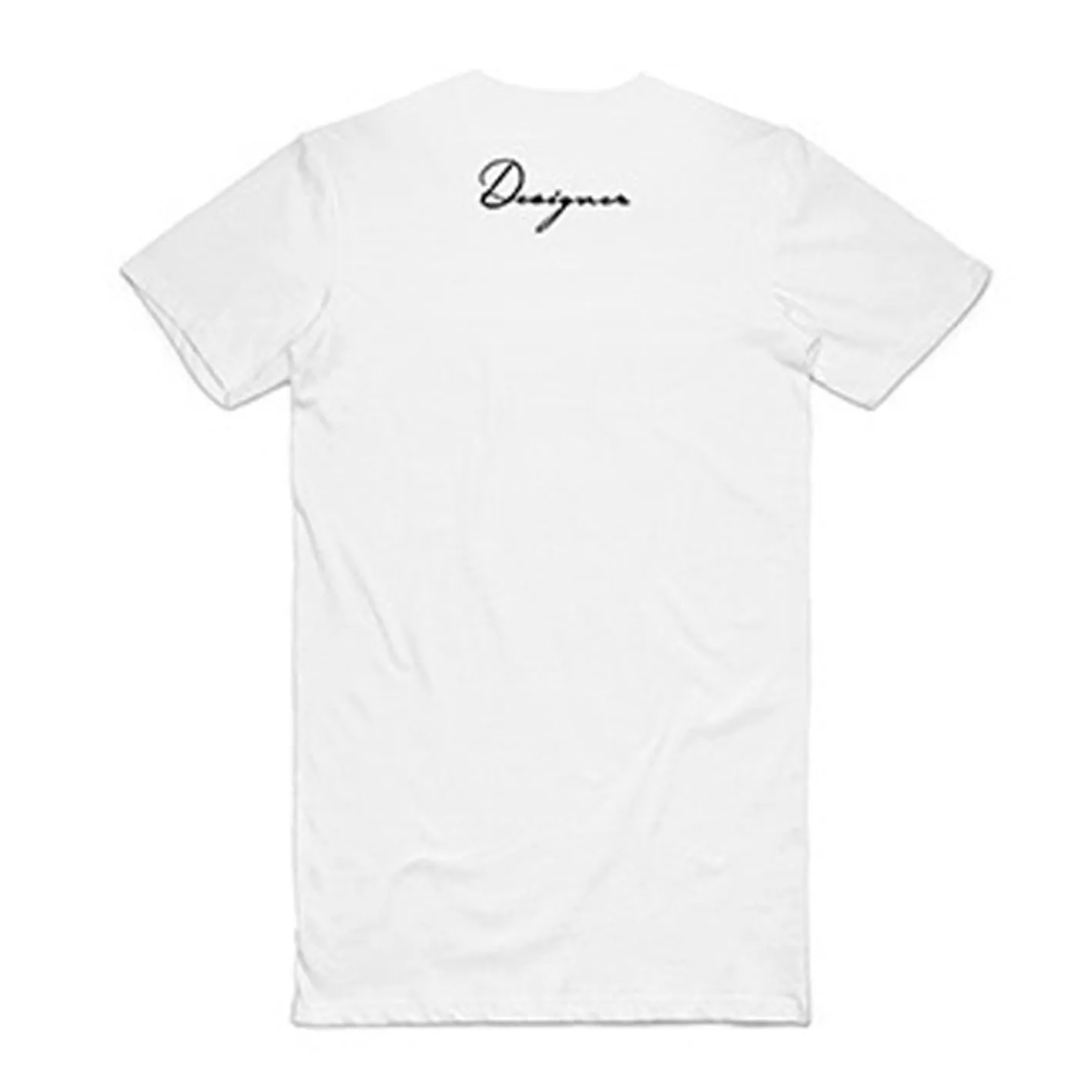 DESIGNER BACK LOGO TEE WHT