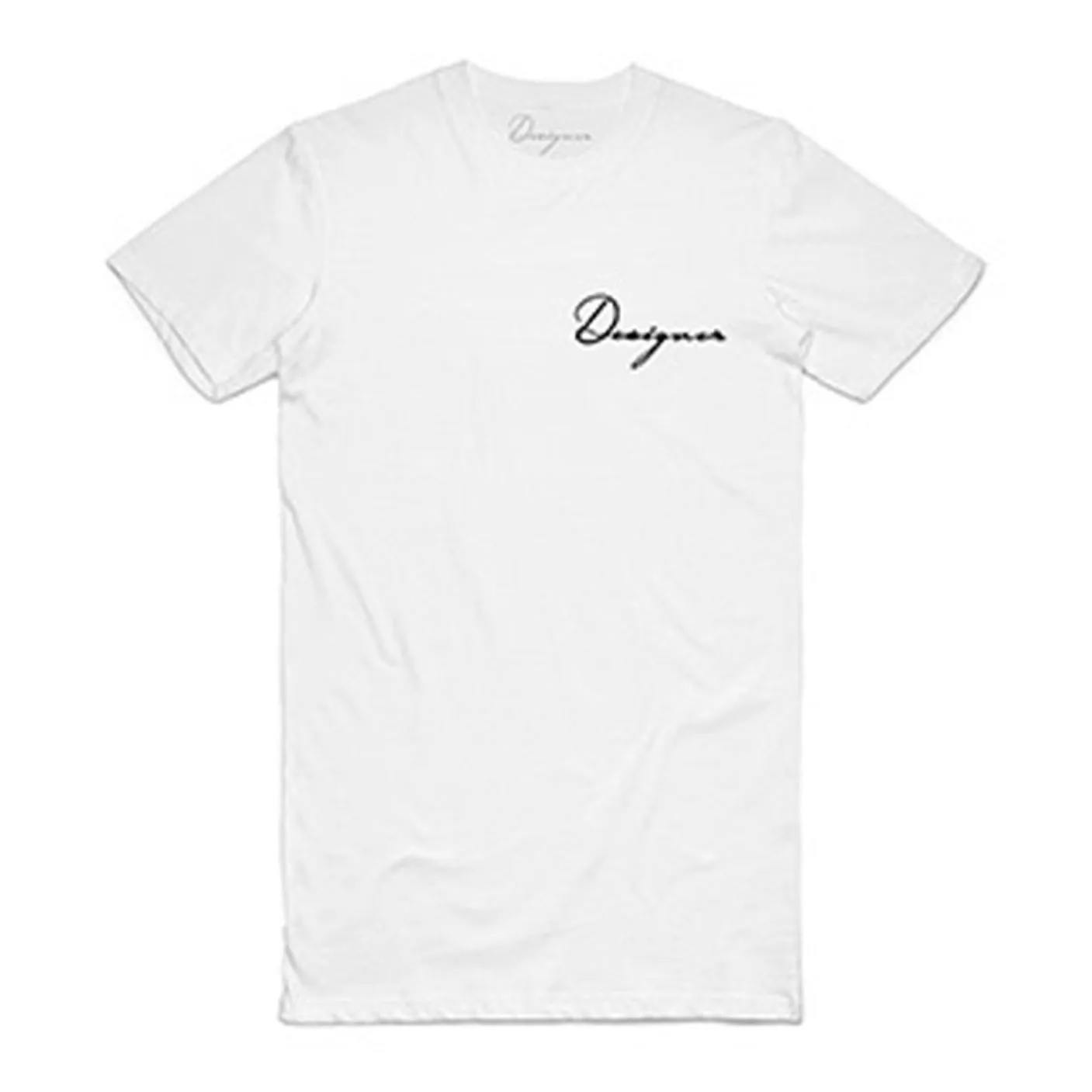 DESIGNER SMALL LOGO TEE WHT