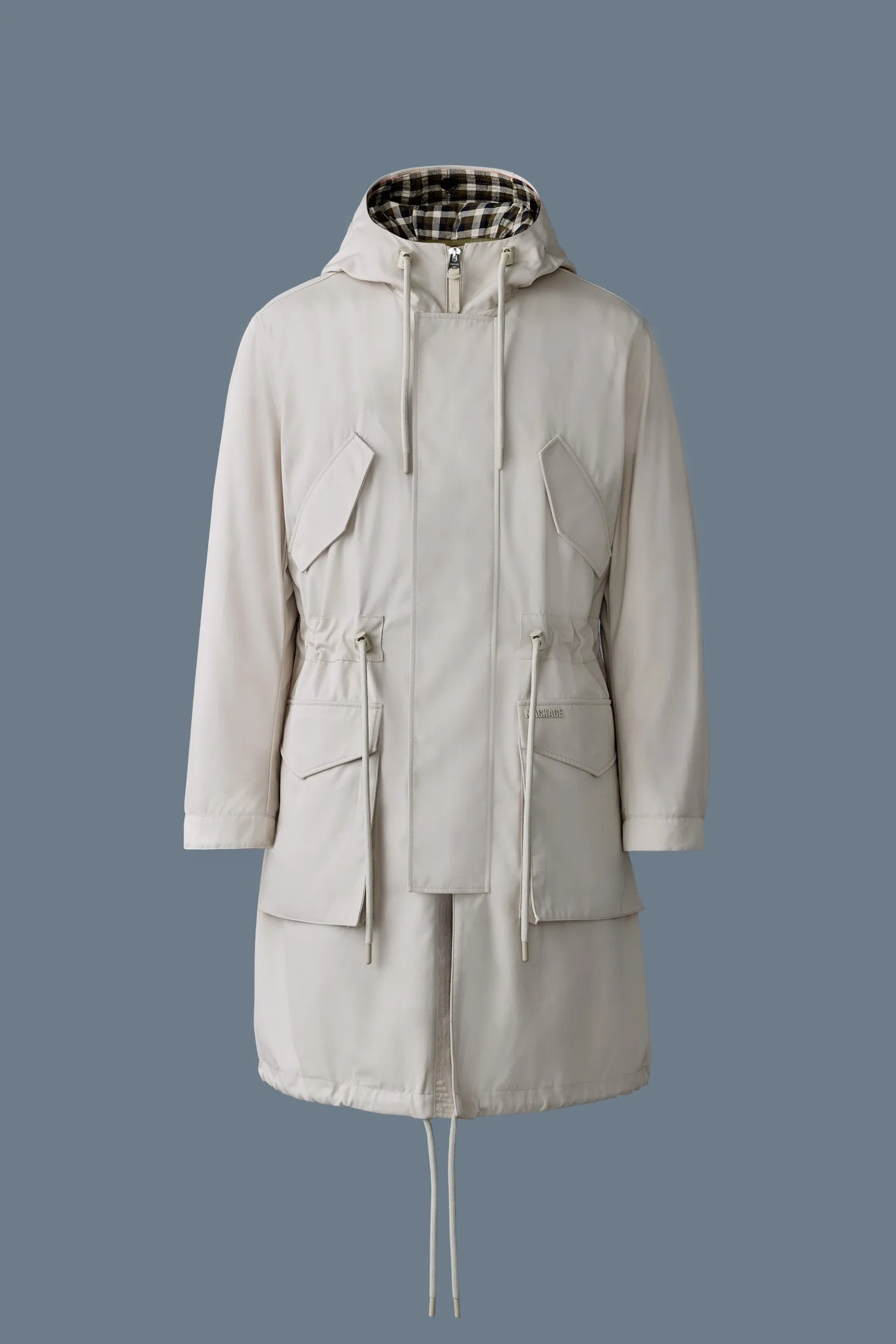 DESMOND 3-in-1 light down long parka