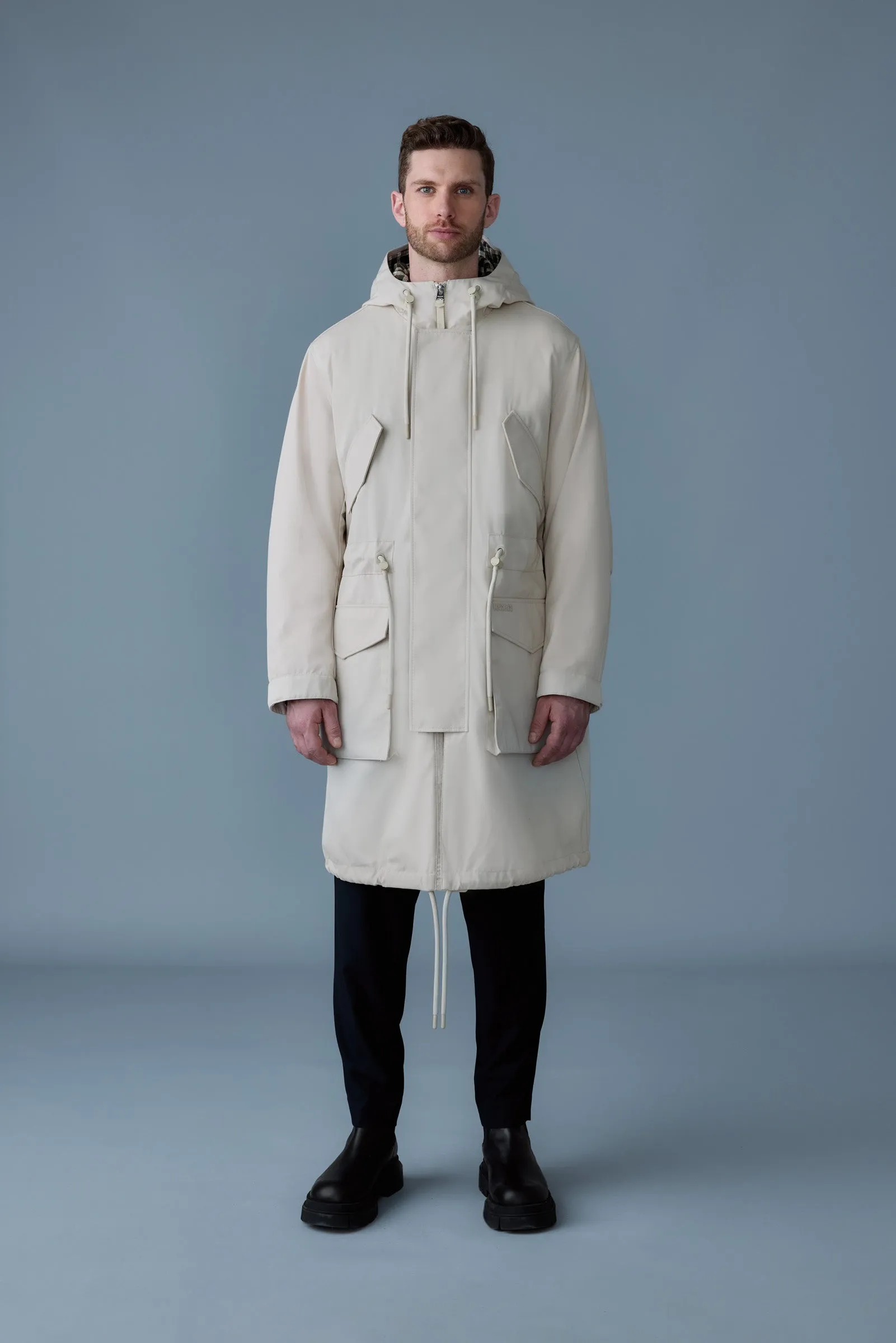 DESMOND 3-in-1 light down long parka