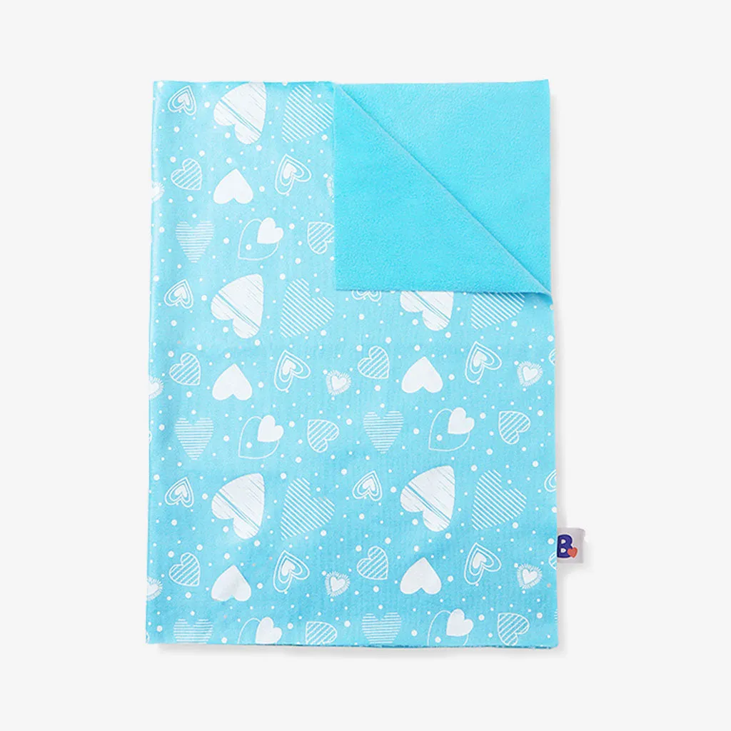 Diaper Changing Mat (Breezy Blue) - Small and Medium (pack of 2)